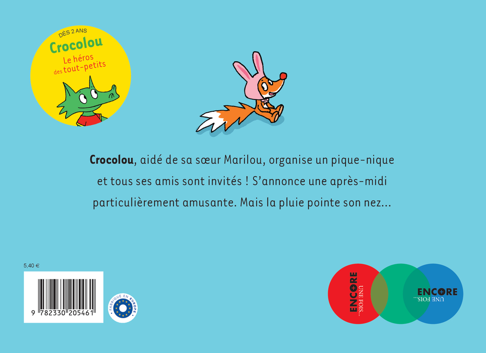 Le Pique-nique de Crocolou - Ophélie Texier - ACTES SUD