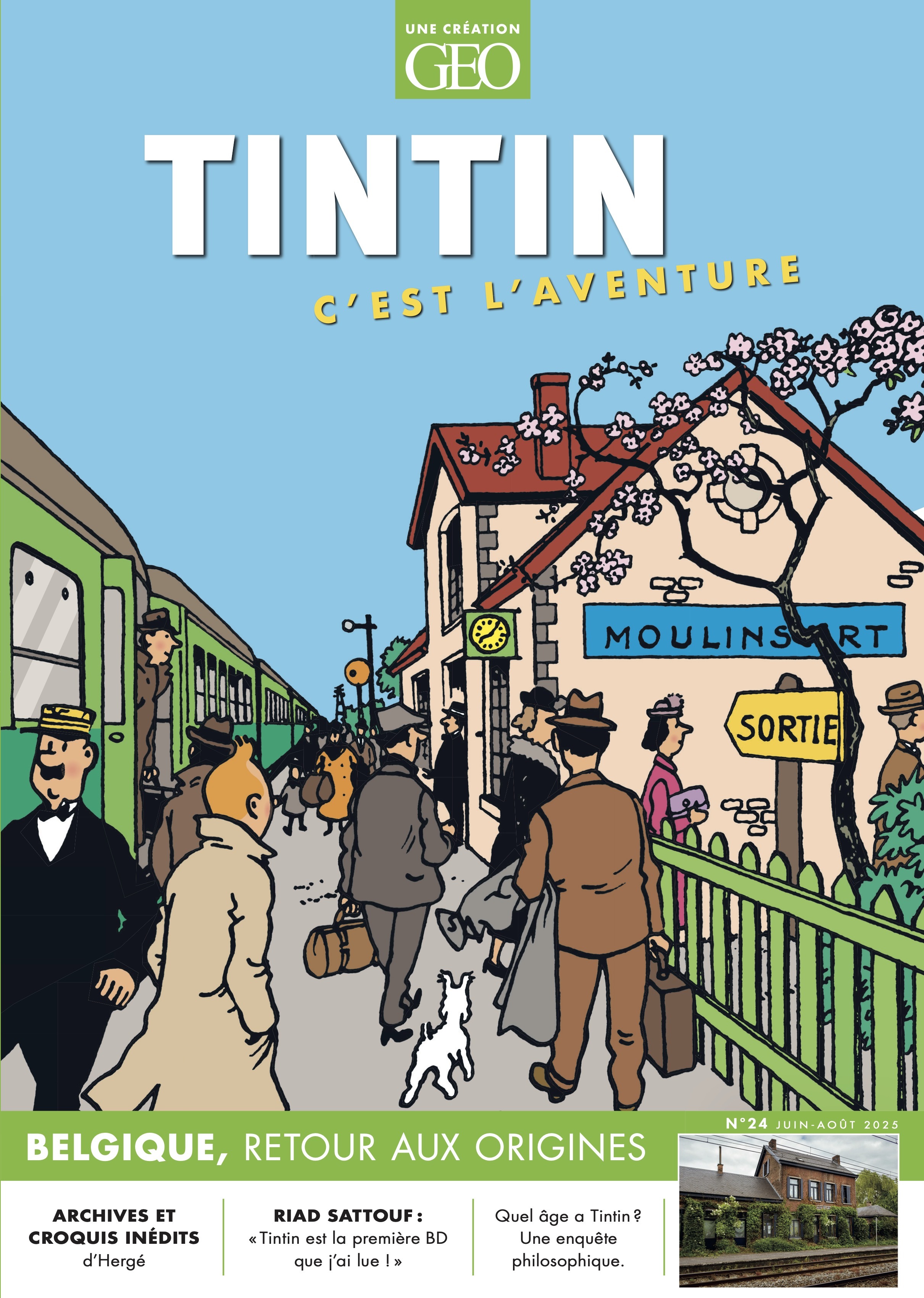 Tintin c'est l'aventure n°24 - Belgique -  Collectif - GEO MOULINSART