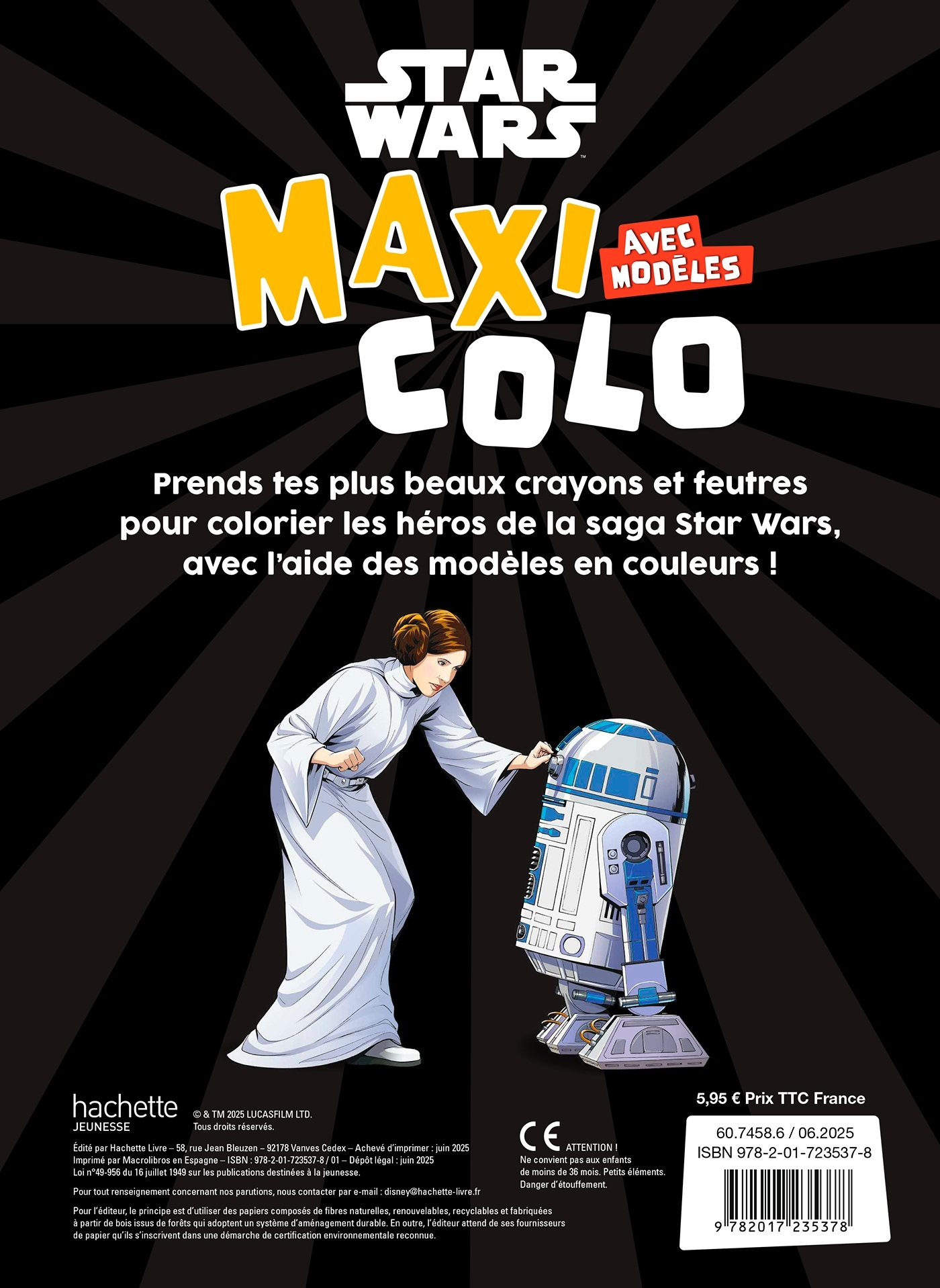 STAR WARS - Maxi Colo avec modèles (4+) -  - DISNEY HACHETTE