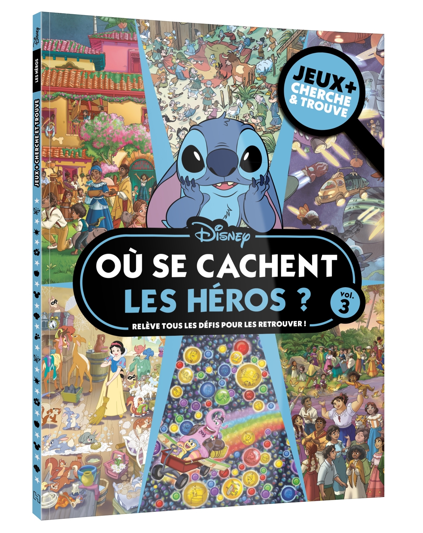 DISNEY - Où se cachent les héros ? - Jeux + Cherche et trouve -  - DISNEY HACHETTE