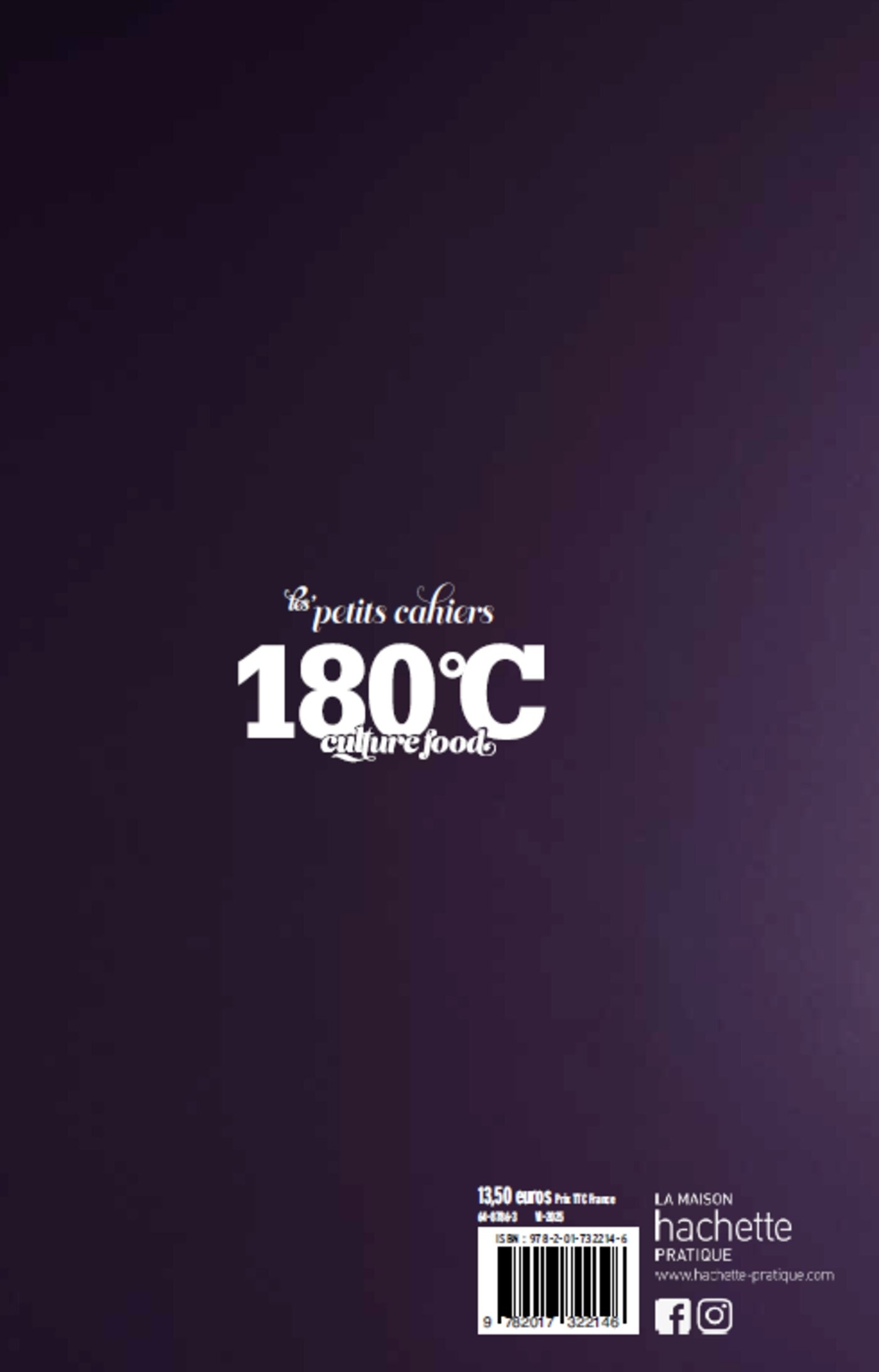 Les petits cahiers 180°C - Aubergine -   - HACHETTE PRAT