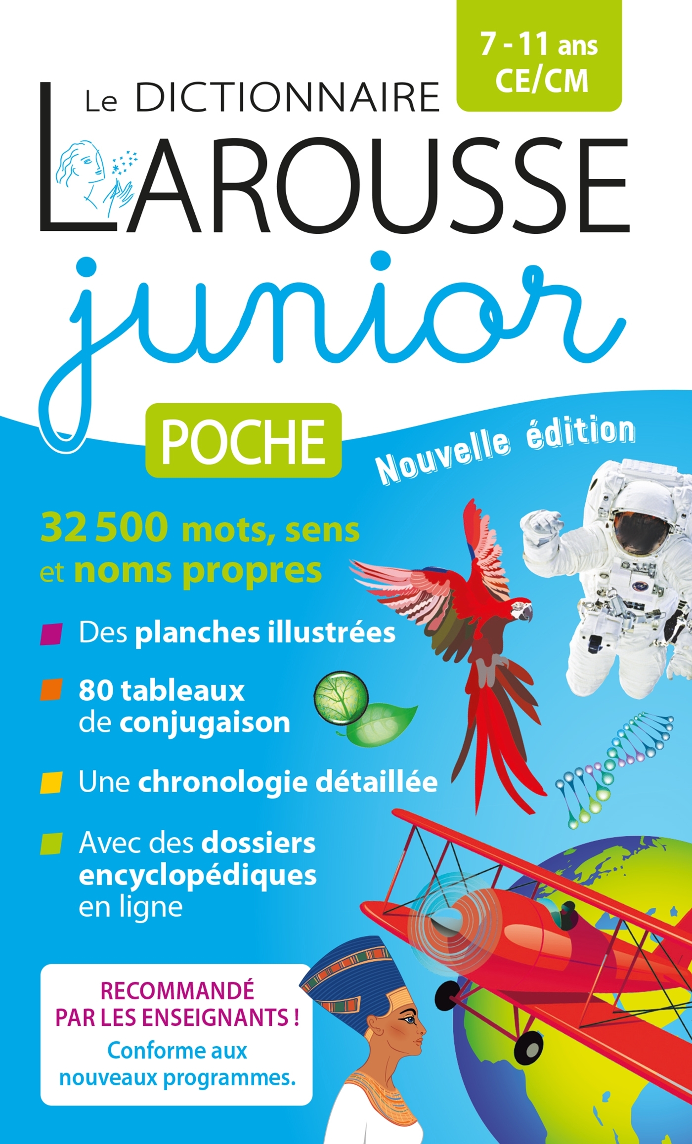 Le dictionnaire Larousse Junior poche - 7/11 ans - CE/CM -  - LAROUSSE