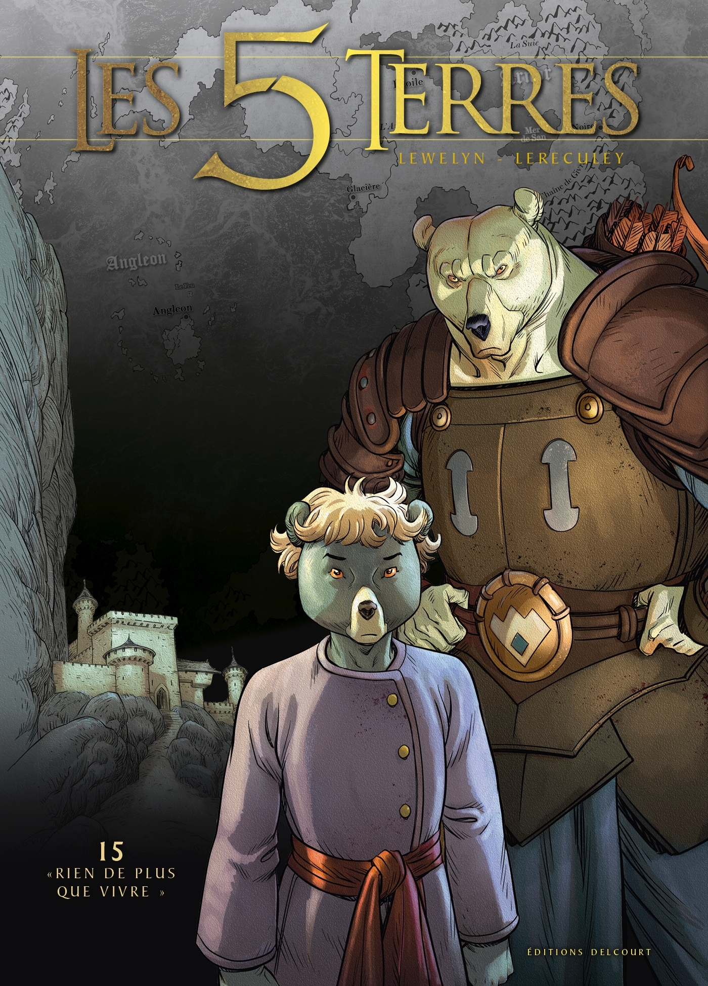 Les 5 terres T15 -  Lewelyn, Jérôme Lereculey,   - DELCOURT