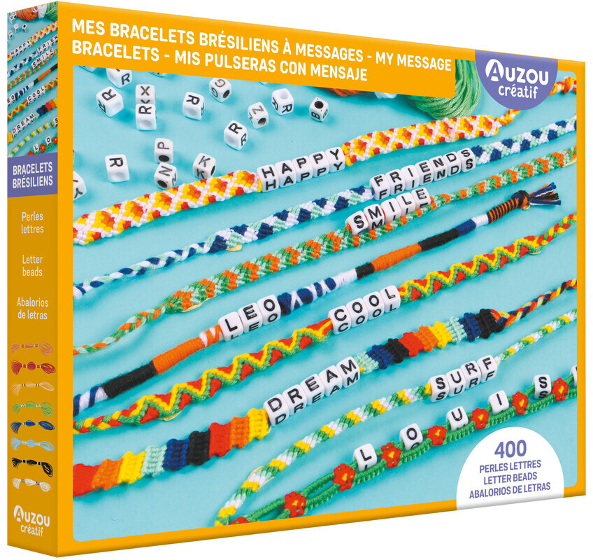 Mon coffret d'artiste - Mes bracelets brésiliens à messages -  Shiilia, Charlotte Maurin - AUZOU