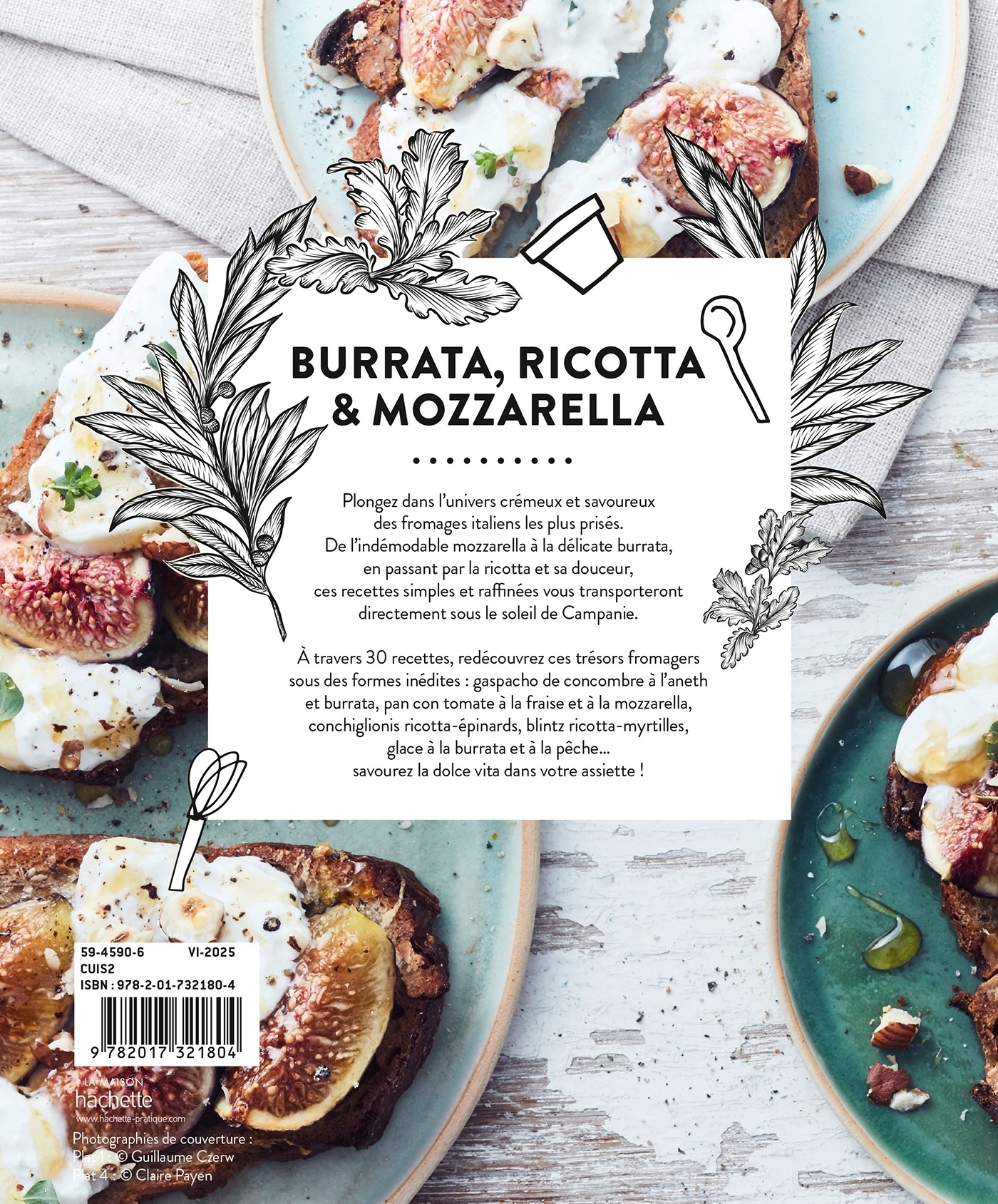 BURRATA, RICOTTA & MOZZARELLA - Ada Deschanel - HACHETTE PRAT