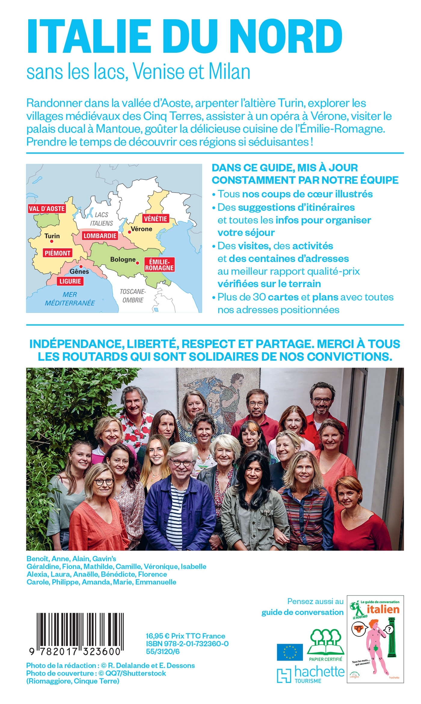 GUIDE DU ROUTARD ITALIE DU NORD 2025/26 -   - HACHETTE TOURI