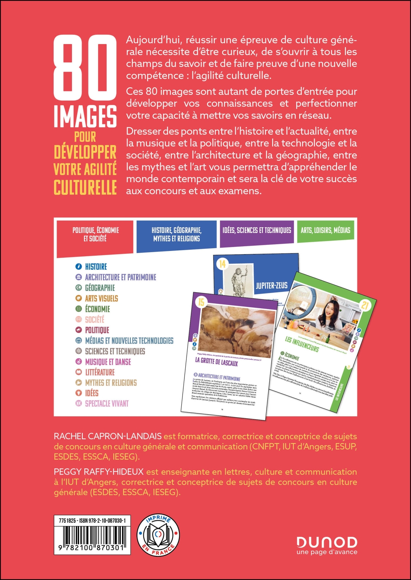 CULTURE GÉNÉRALE : 80 IMAGES POUR DÉVELOPPER VOTRE AGILITÉ CULTURELLE - Rachel Capron-Landais, Peggy Raffy-Hideux - DUNOD