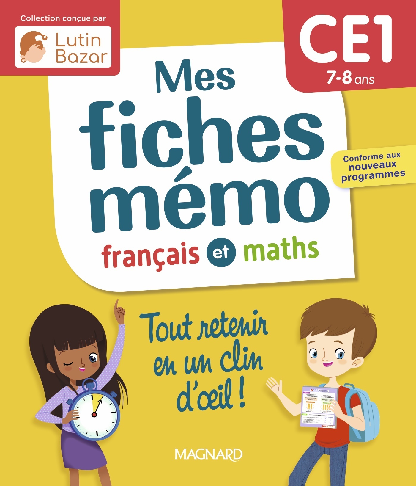 MES FICHES MÉMO FRANÇAIS ET MATHS CE1 - Morgane Céard - MAGNARD