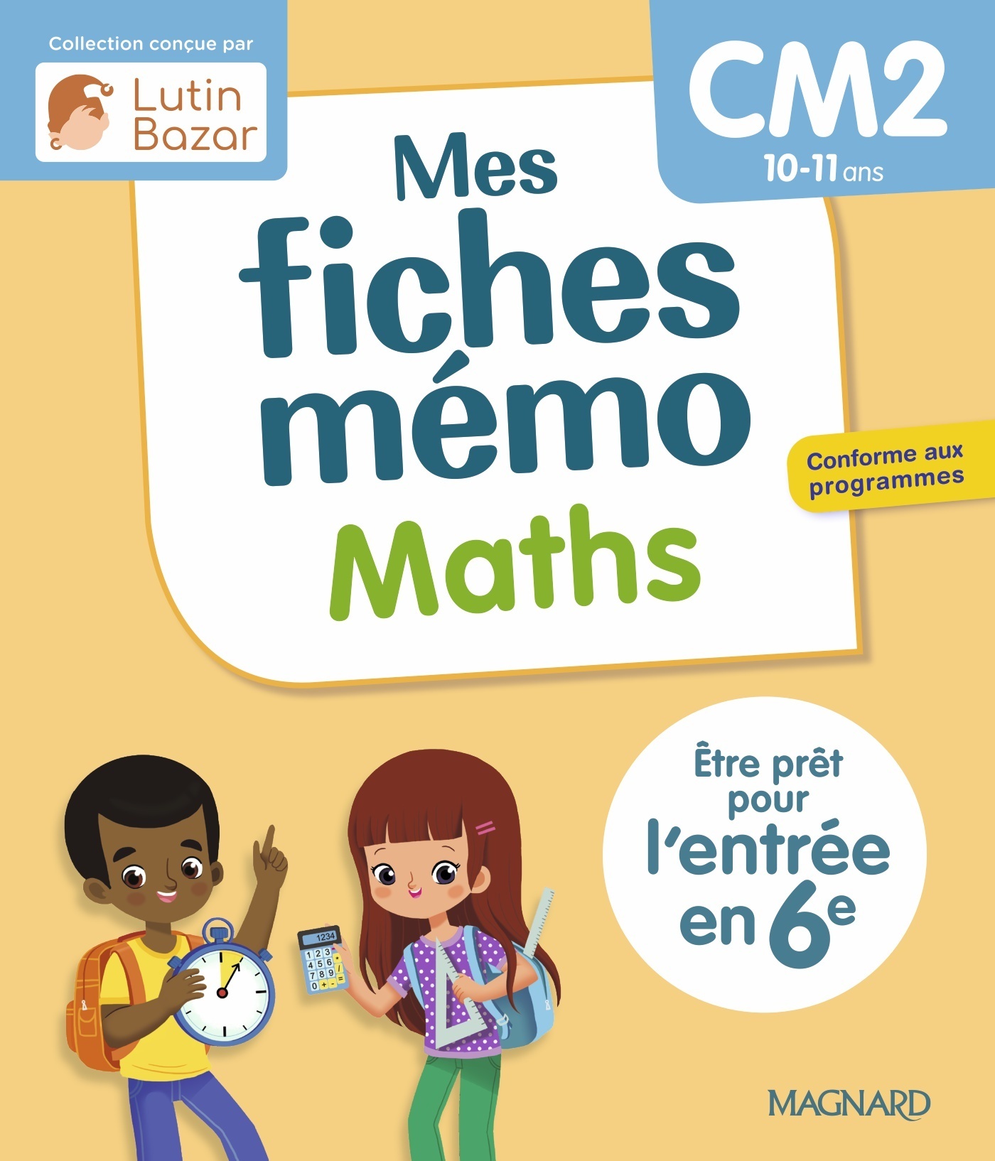 MES FICHES MÉMO MATHS CM2 - Morgane Céard, Lorin  Walter, Edouard Vincent - MAGNARD