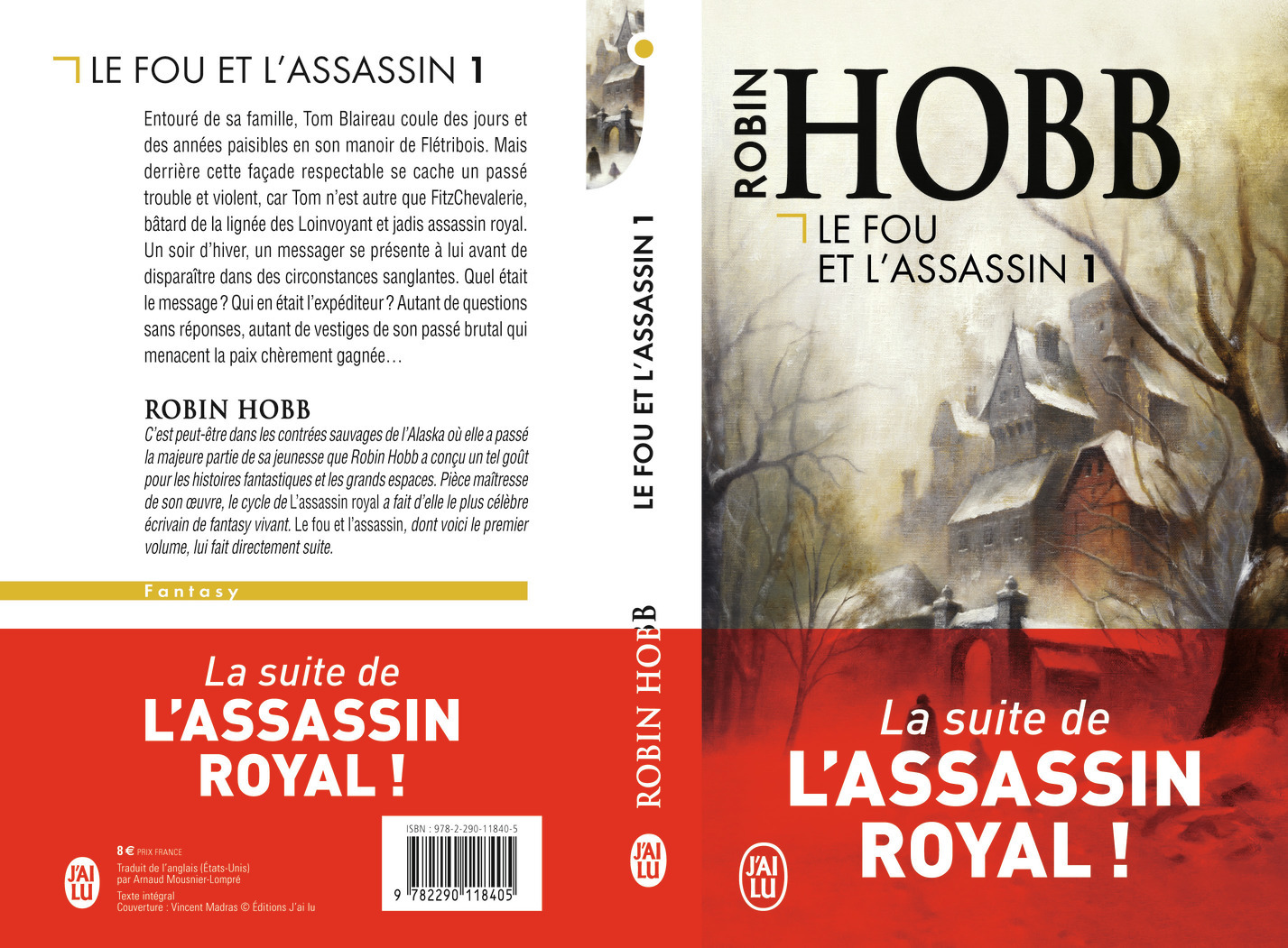 Le Fou et l'Assassin - Robin Hobb, Arnaud Mousnier-Lompré - J'AI LU