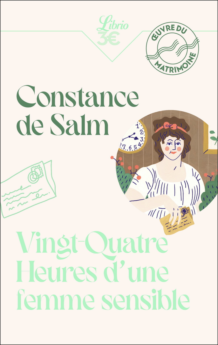 Vingt-Quatre Heures d'une femme sensible - Constance De Salm - J'AI LU