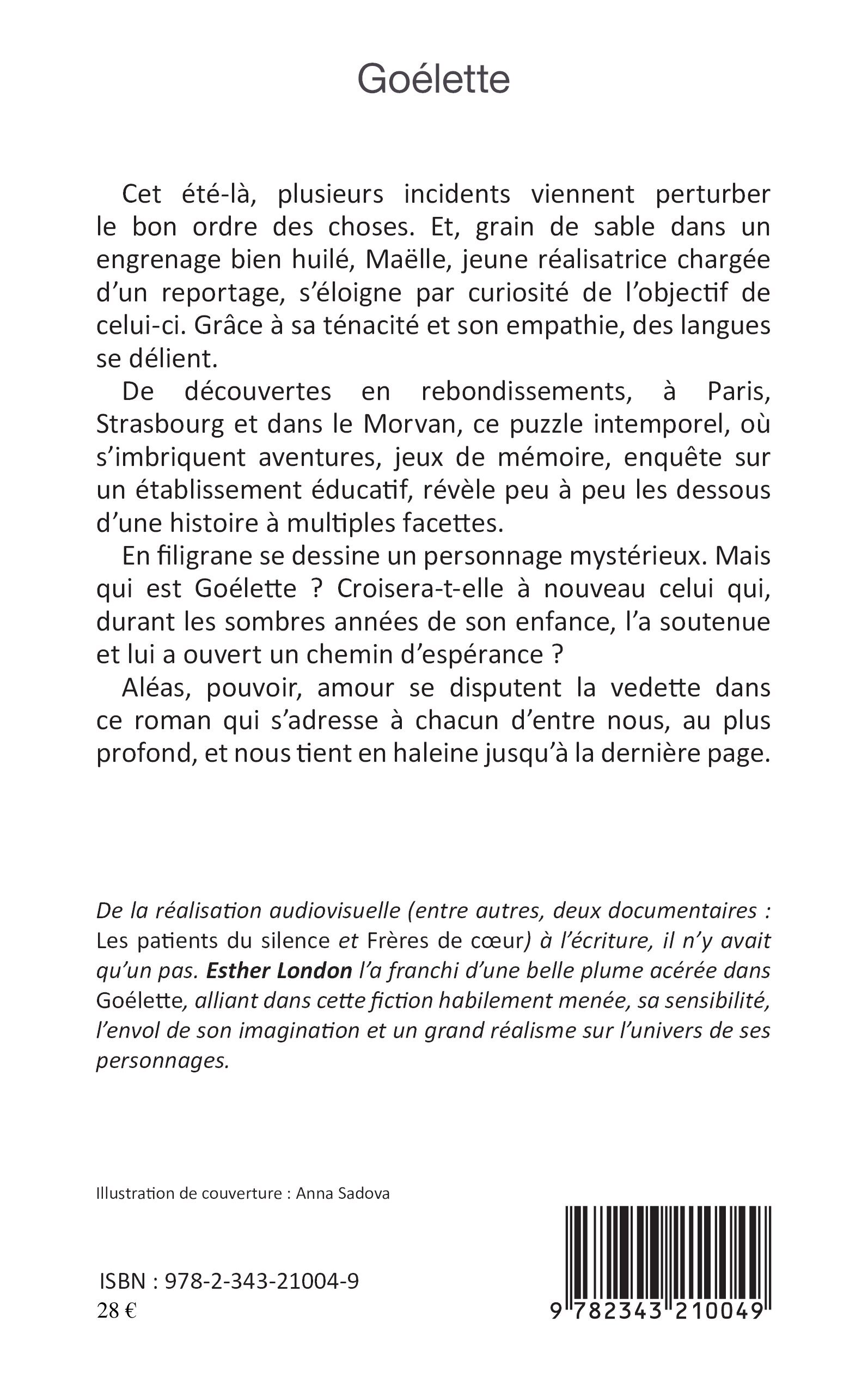 Goélette - Esther London - L'HARMATTAN