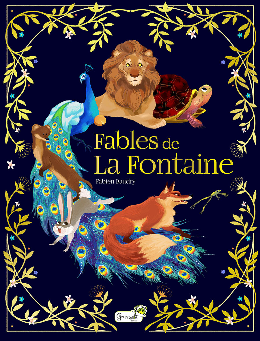 Fables de La Fontaine - Fabien Baudry,  F. BAUDRY,  Baudry fabien - GRENOUILLE
