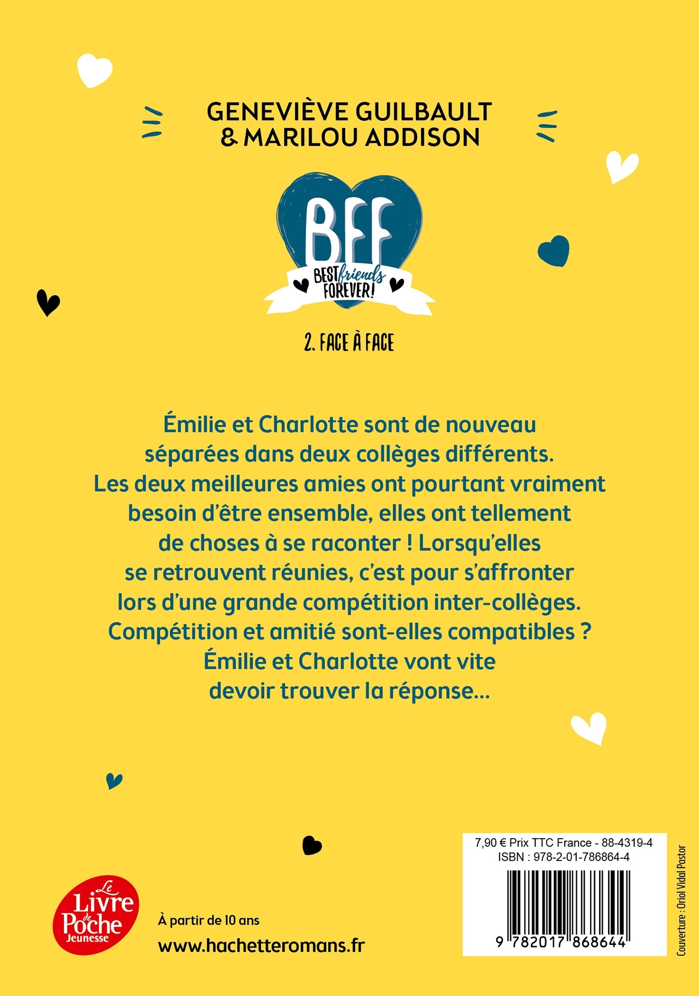 BFF Best Friends Forever - Tome 2 -  Guilbault, Marilou Addison - POCHE JEUNESSE