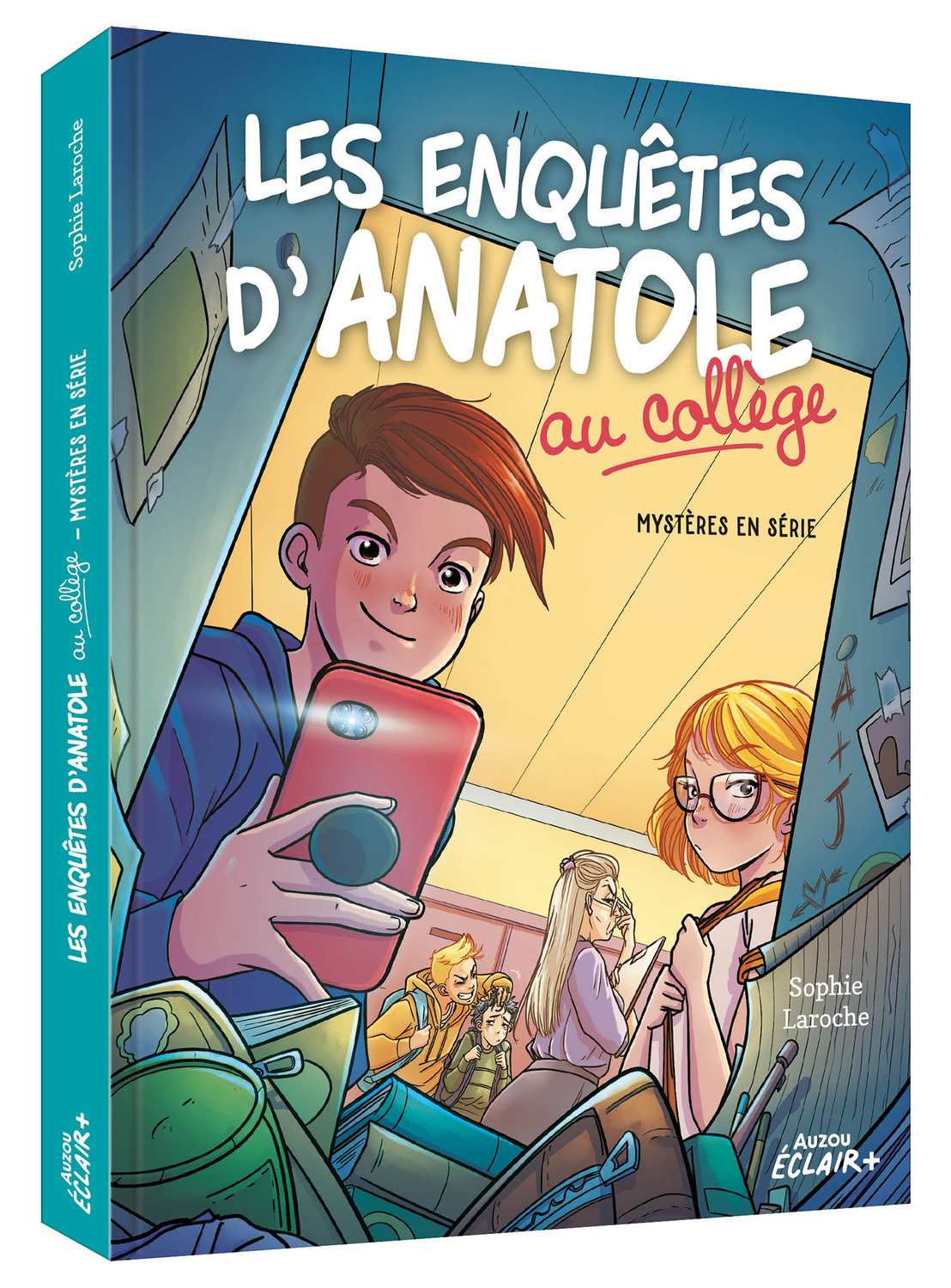 Enquêtes Anatole Bristol au collège - Tome 01 Mystères en série -  Sophie Laroche, Francesco ANTONELLI, Valeria Orlando, Sophie Laroche - AUZOU