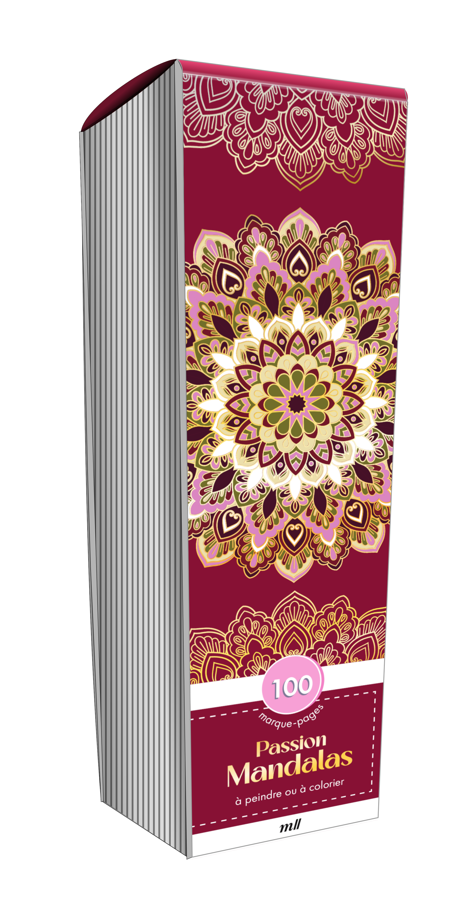 Marque-pages - Passion mandalas - Édition premium -  Collectif - MERCILESLIVRES