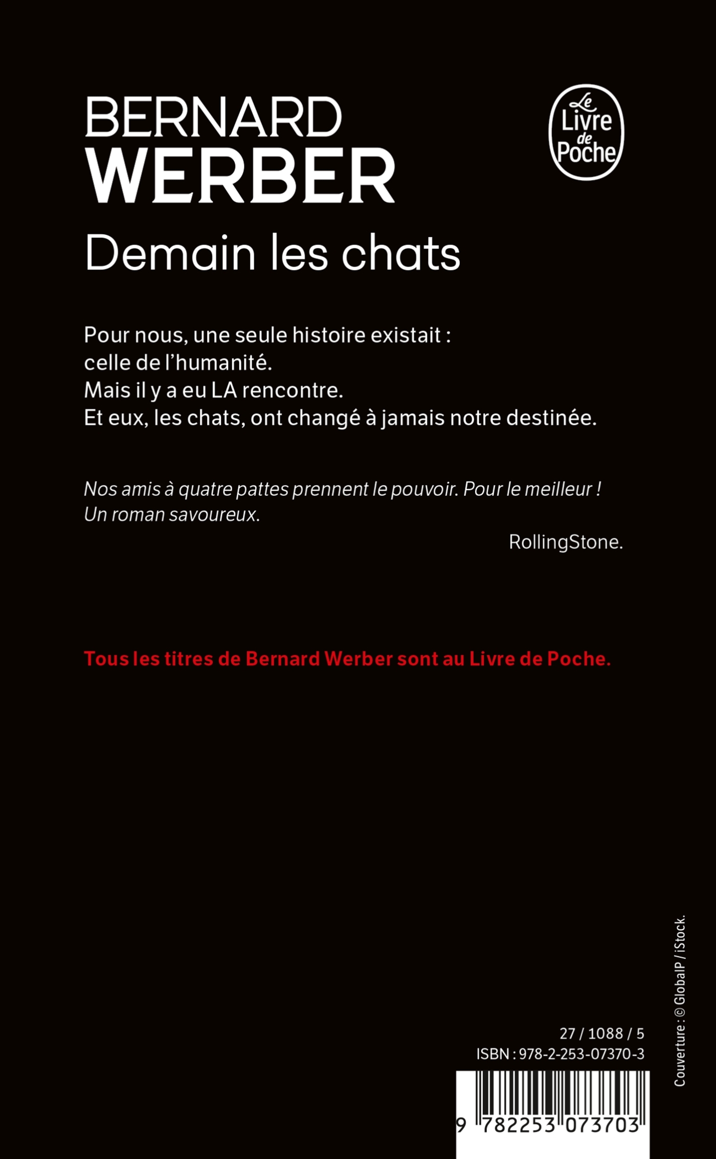 Demain les chats - Bernard Werber - LGF