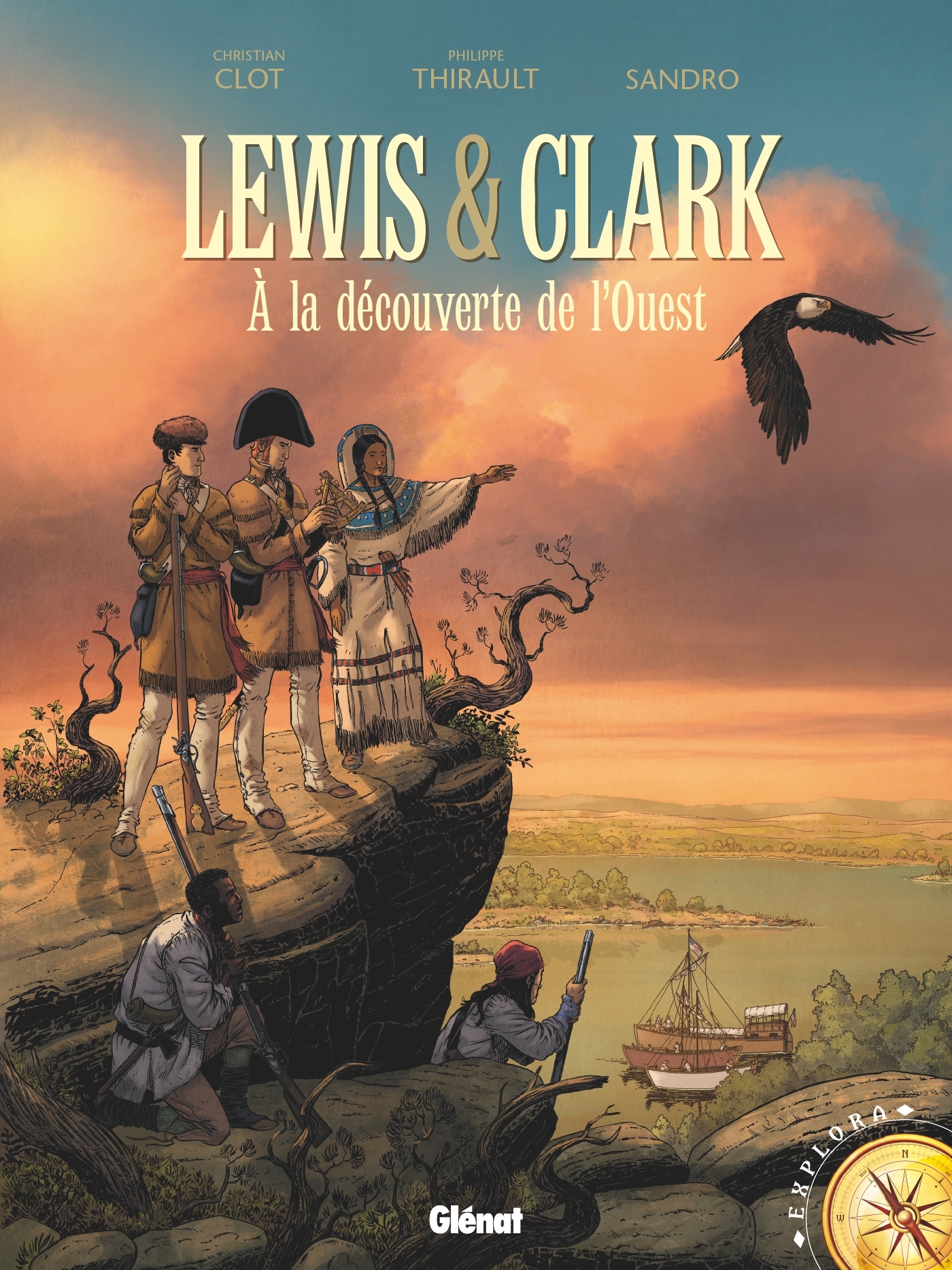 Lewis & Clark - Philippe Thirault,  Sandro - GLENAT