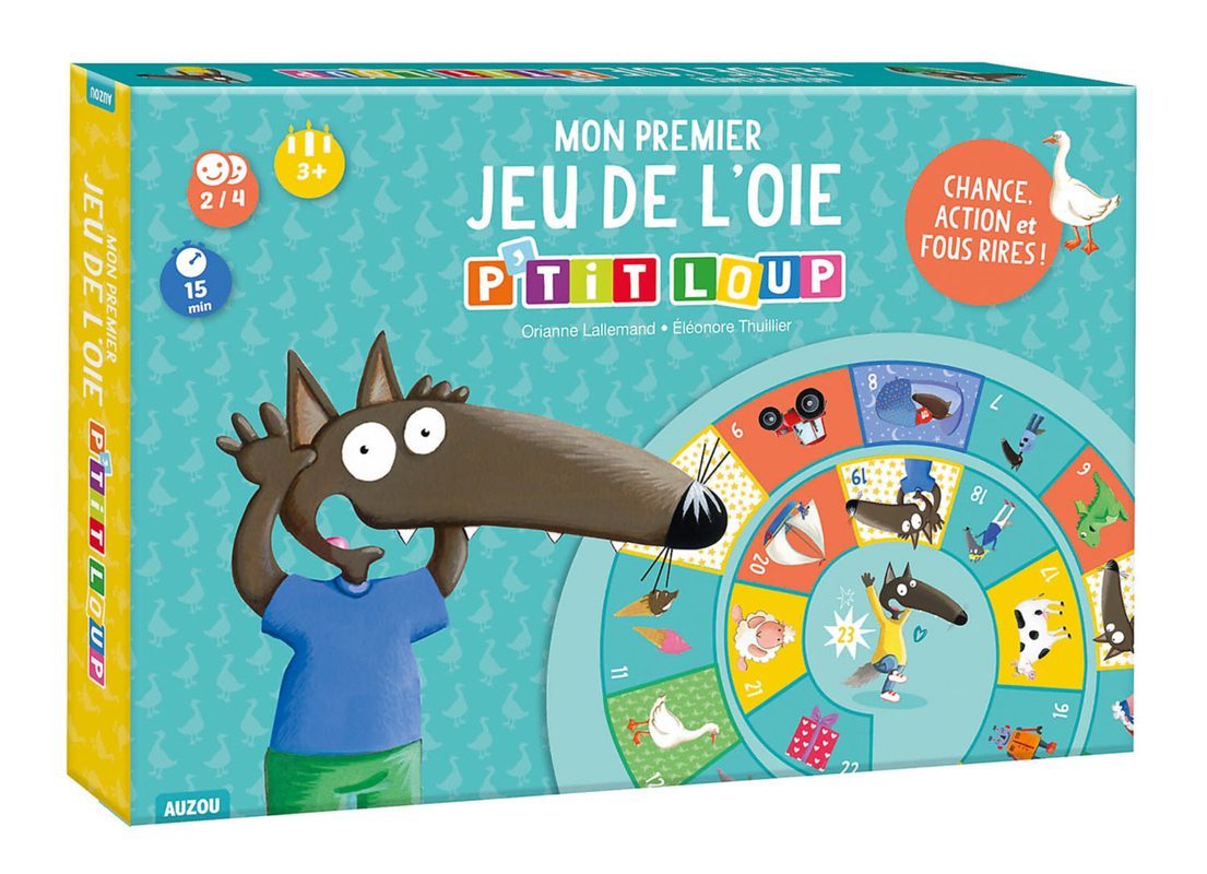 P'tit loup - Mon premier jeu de l'oie - Ned - Orianne LALLEMAND, Éléonore THUILLIER, Éléonore THUILLIER - AUZOU