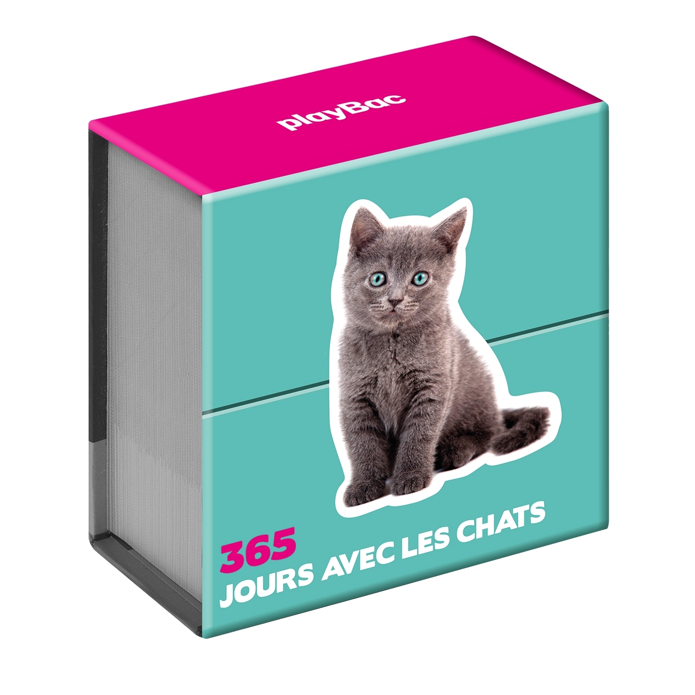 Mini calendrier - 365 jours avec les chats -   - PLAY BAC
