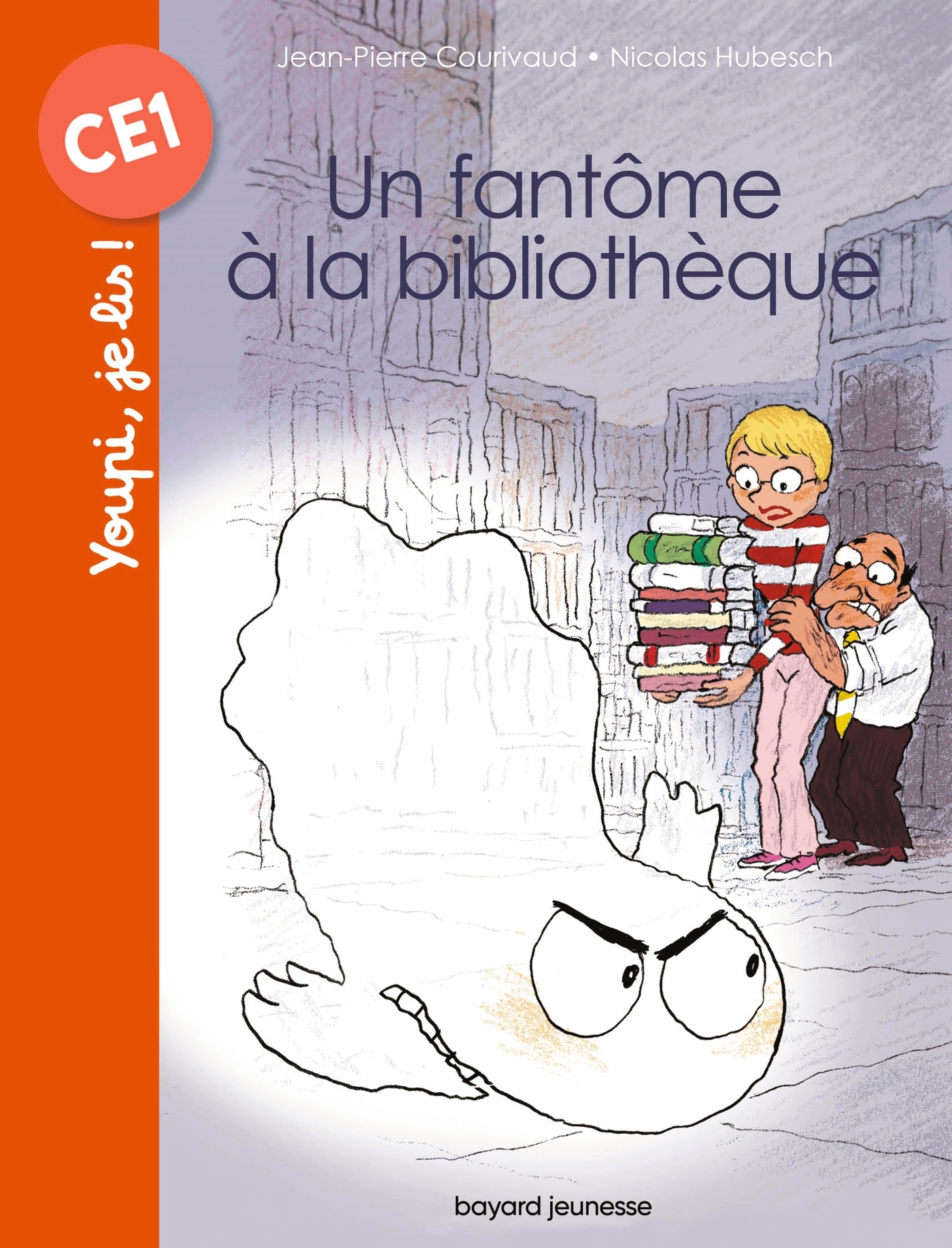 Un fantôme à la bibliothèque - Jean-Pierre Courivaud, Nicolas Hubesch - BAYARD JEUNESSE