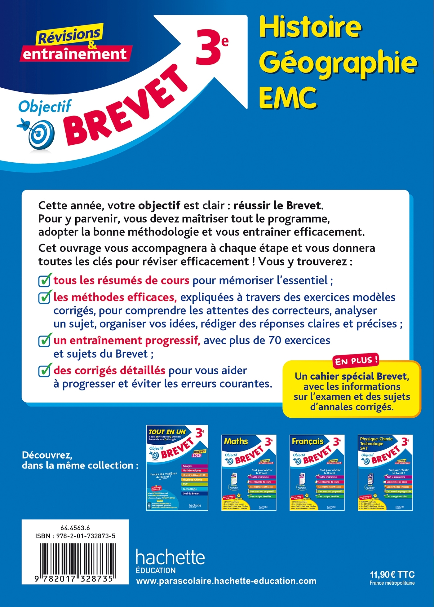 Objectif Brevet - Histoire-Géographie-EMC 3e - Laurent Bonnet - HACHETTE EDUC