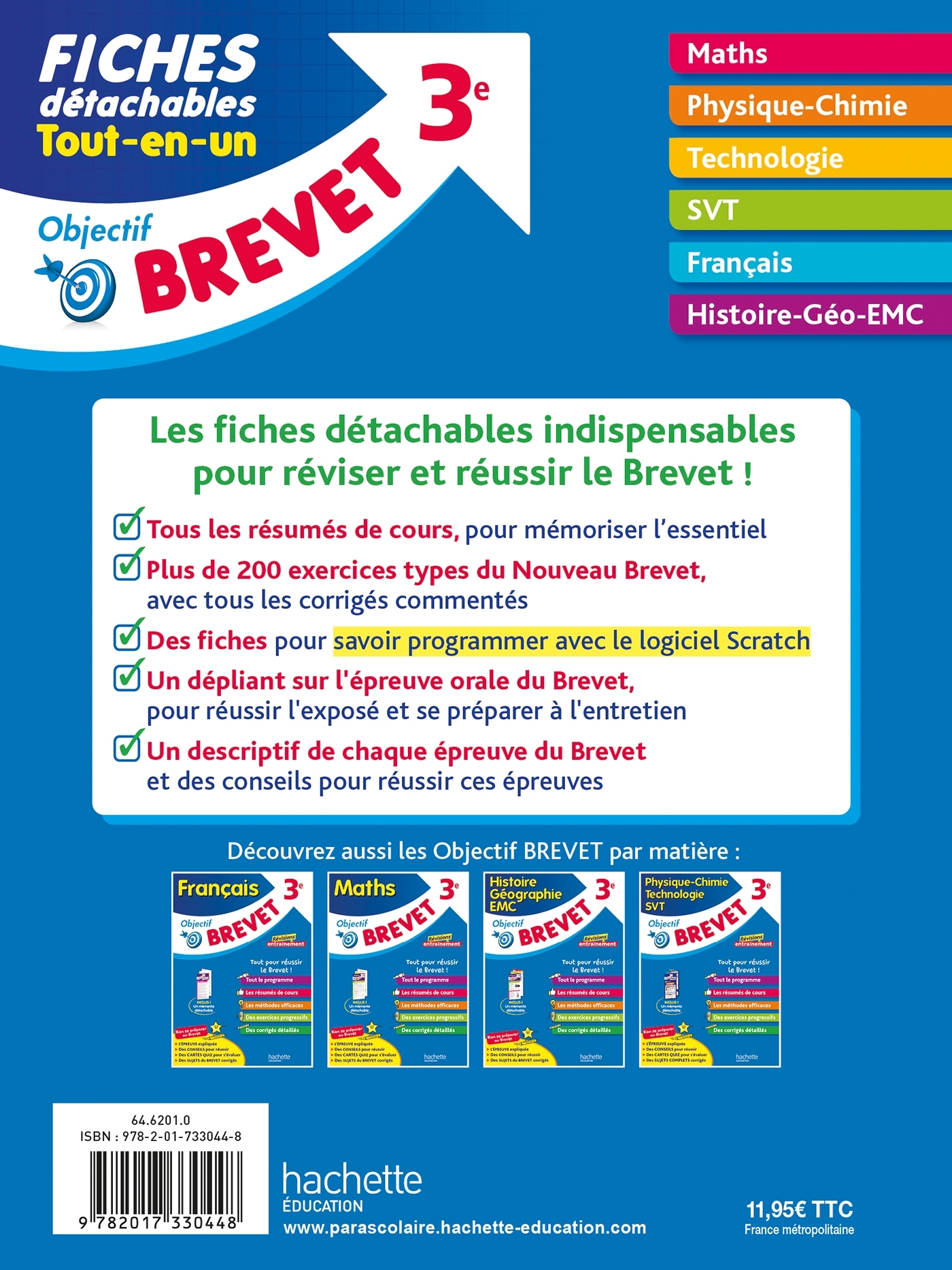Objectif Brevet - Fiches Tout-en-un 2026 - Nicolas Clamart, Sébastien Dessaint, Malorie Gorillot, Isabelle Lisle, Richard Basnier - HACHETTE EDUC