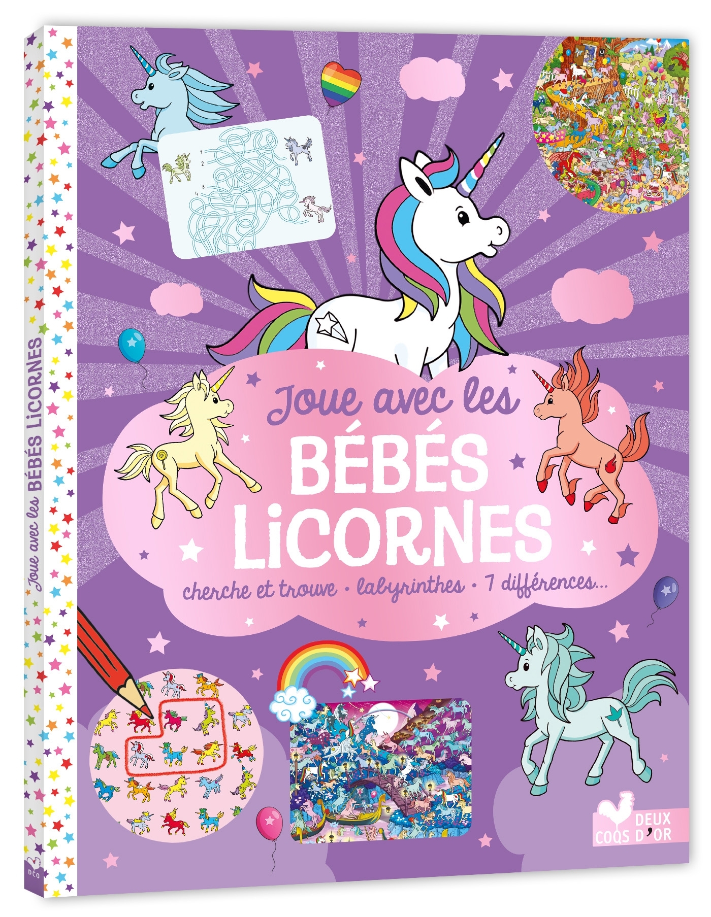 Joue avec les bébés licornes - Paul Moran - DEUX COQS D OR