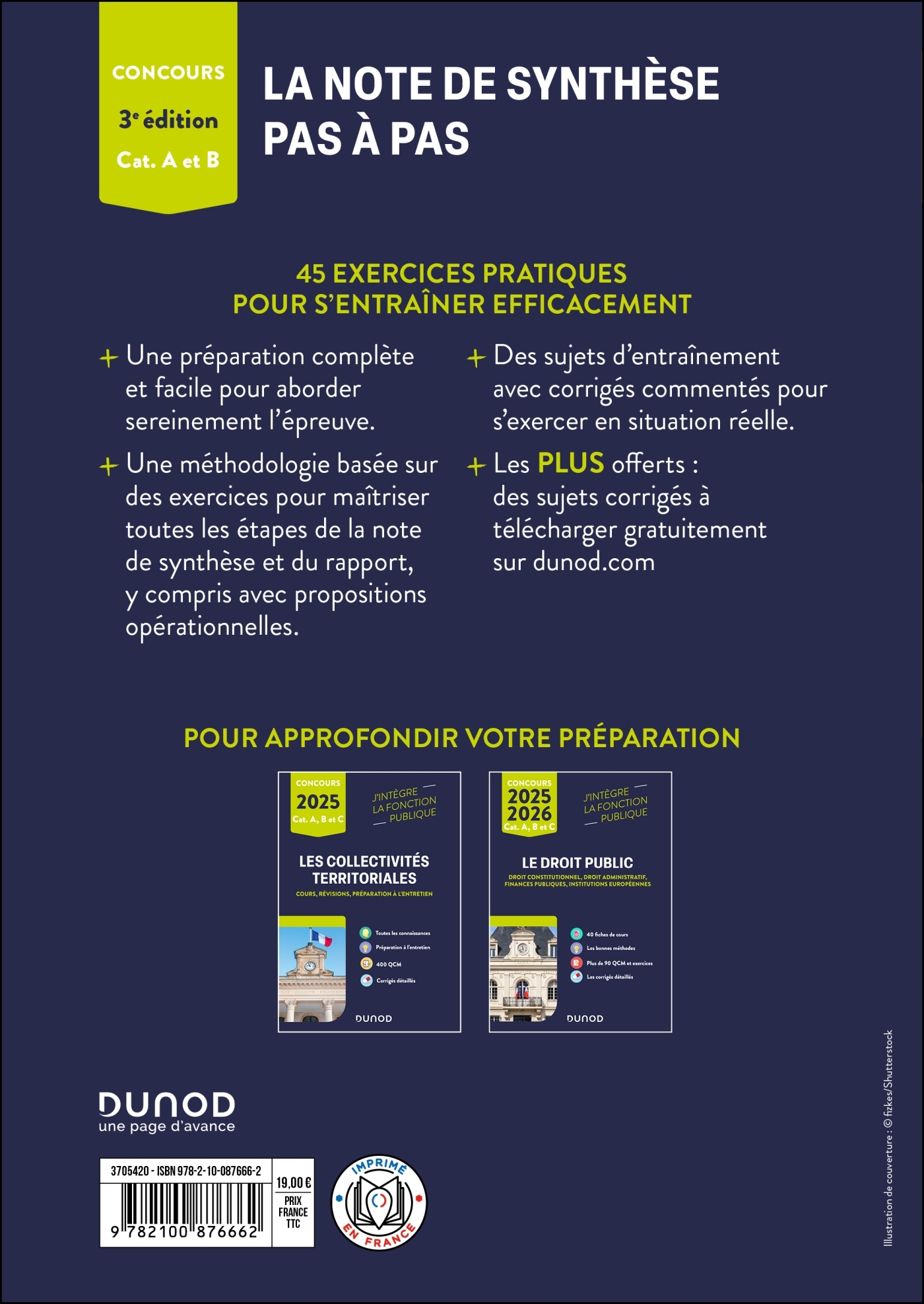 La note de synthèse pas à pas - 3e éd. - Pierre Beck - DUNOD