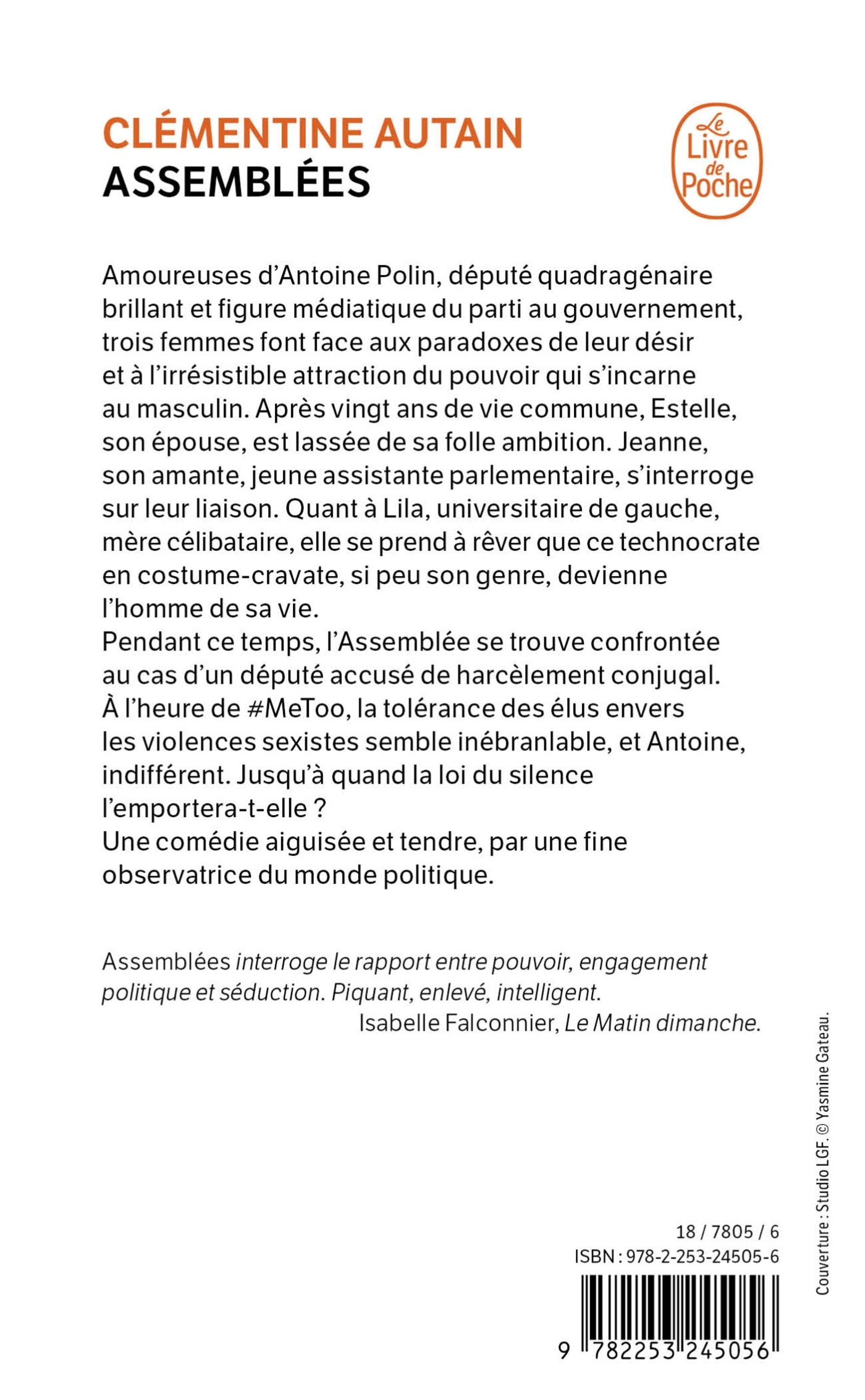 Assemblées - Clémentine Autain - LGF