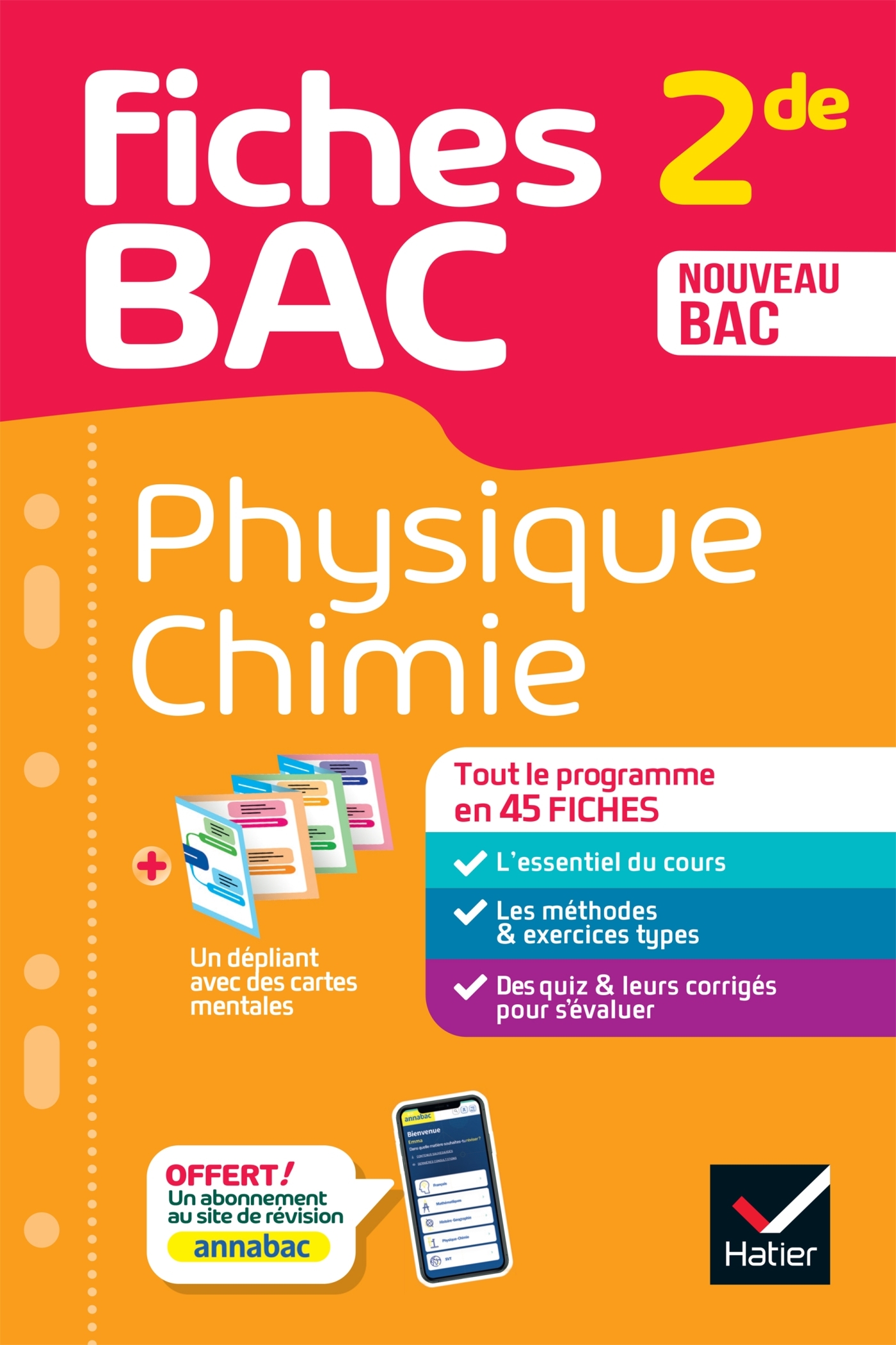 Fiches bac - Physique-Chimie 2de - Nathalie Benguigui, Patrice Brossard, Jacques Royer - HATIER