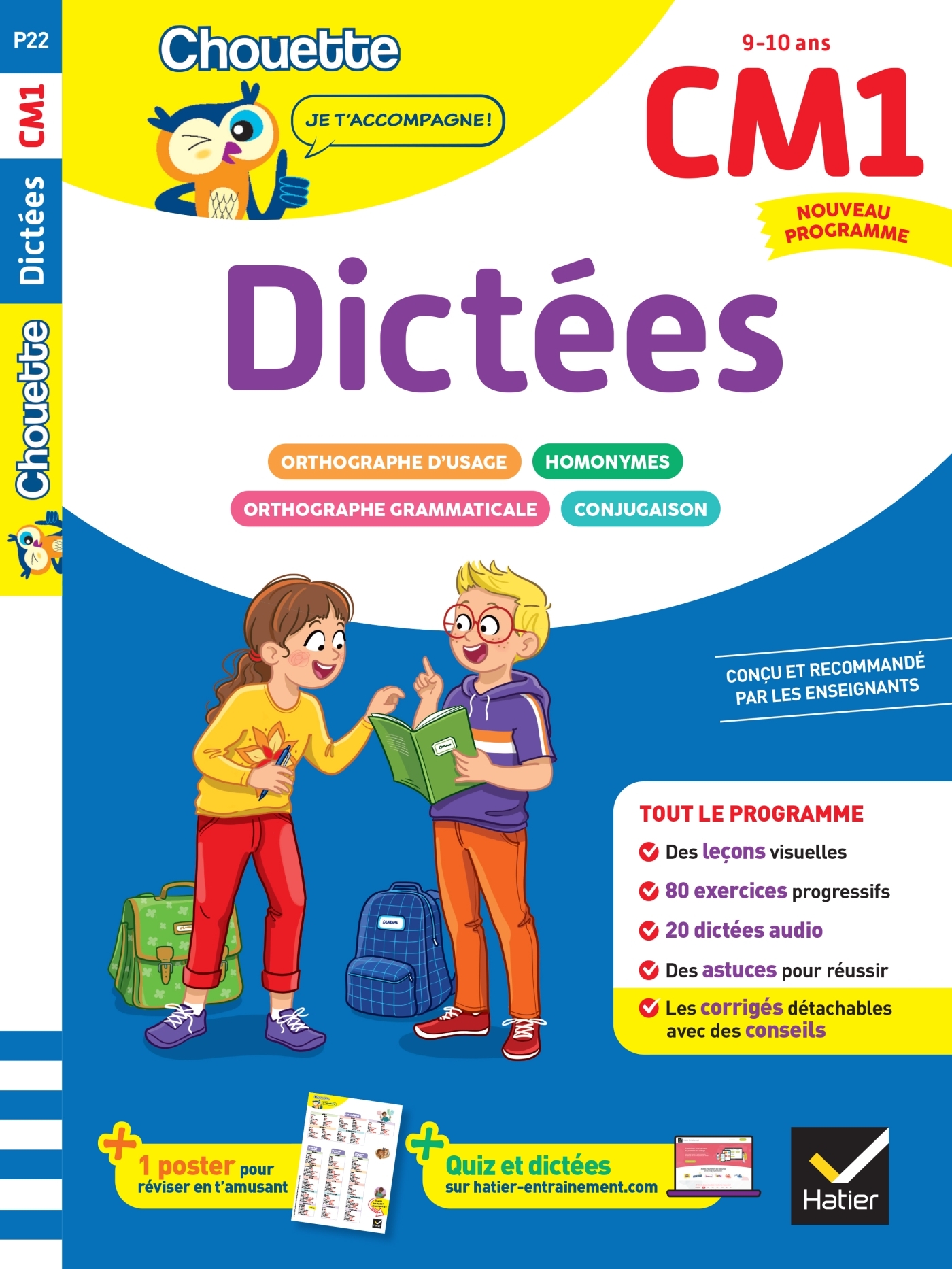 Dictées CM1 - Cahier de soutien nouveau programme - Valérie Marienval, Jean-Jacques Rodes - HATIER