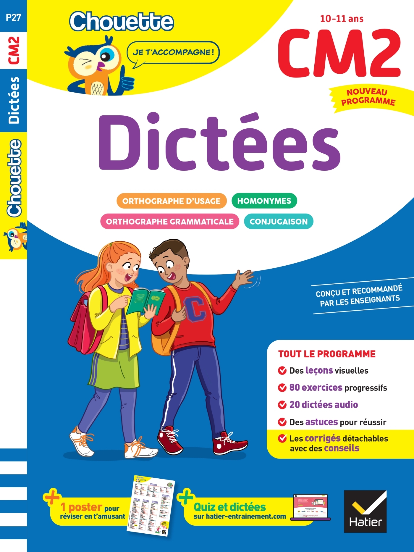 Dictées CM2 - Cahier de soutien nouveau programme - Valérie Marienval, Jean-Jacques Rodes - HATIER
