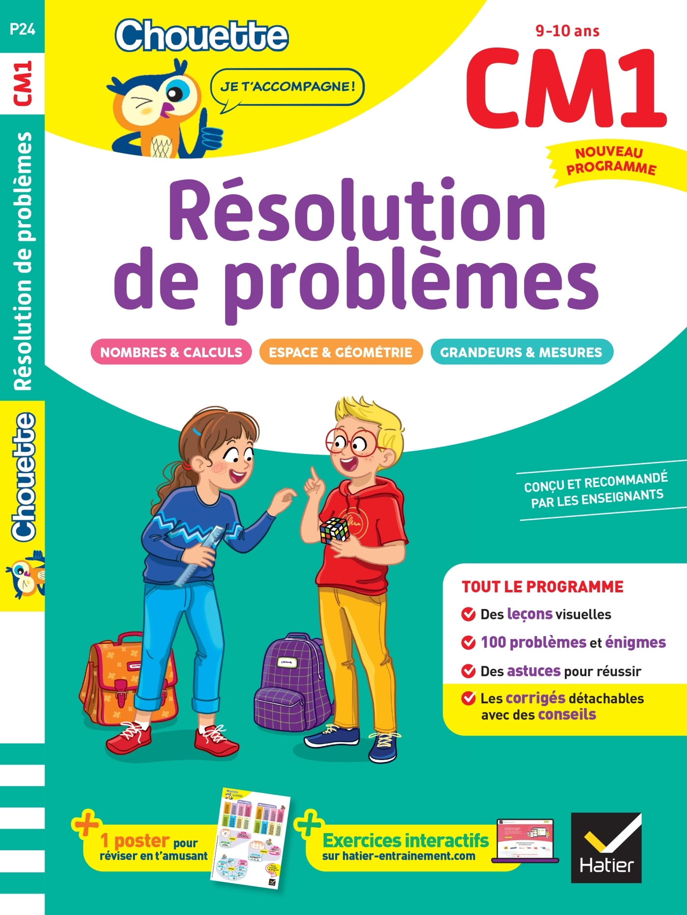 Résolution de problèmes CM1 - Cahier de soutien nouveau programme - Jeanne Bia - HATIER