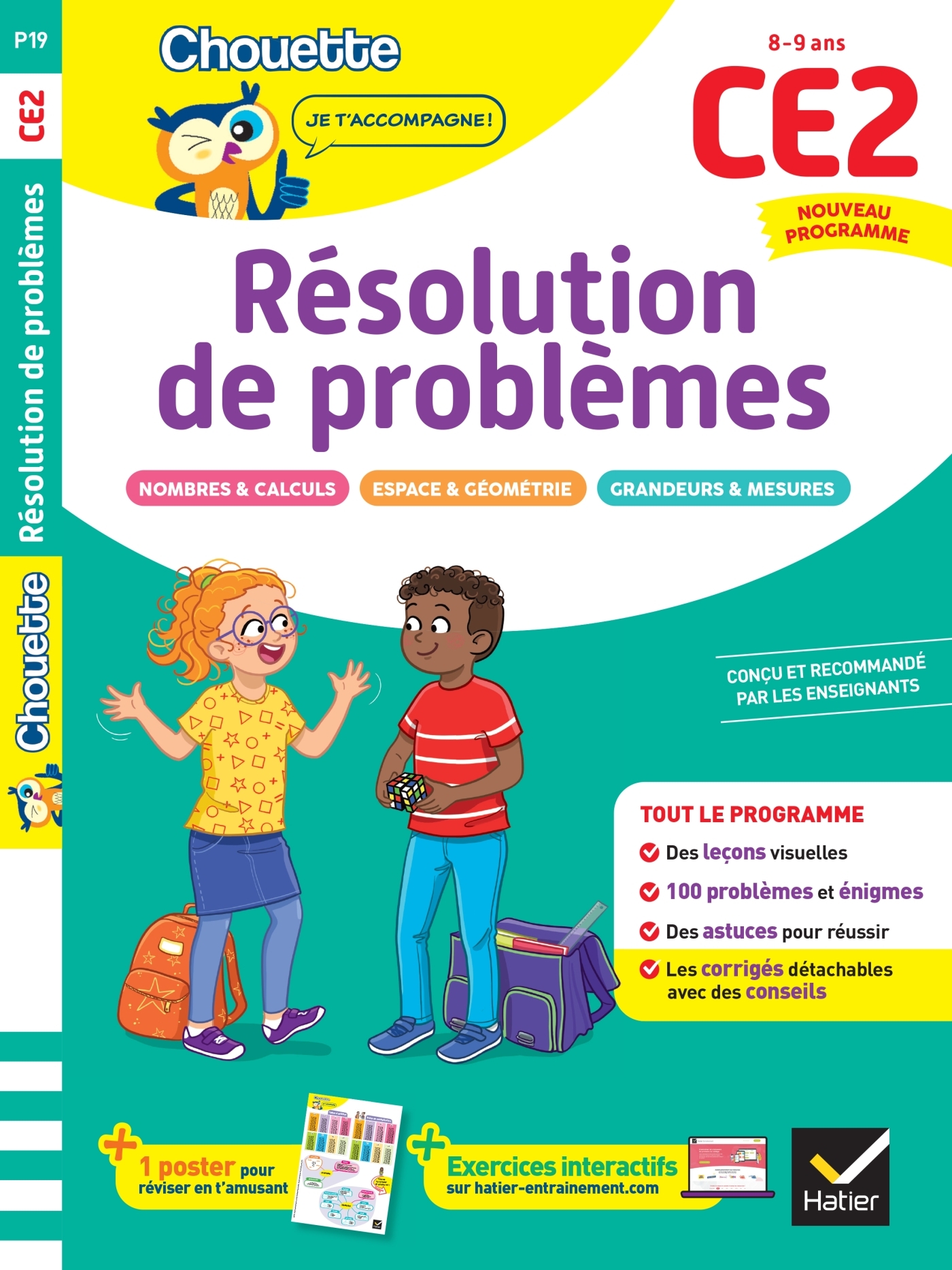 Résolution de problèmes CE2  - Cahier de soutien nouveau programme - Géraldine Collette - HATIER