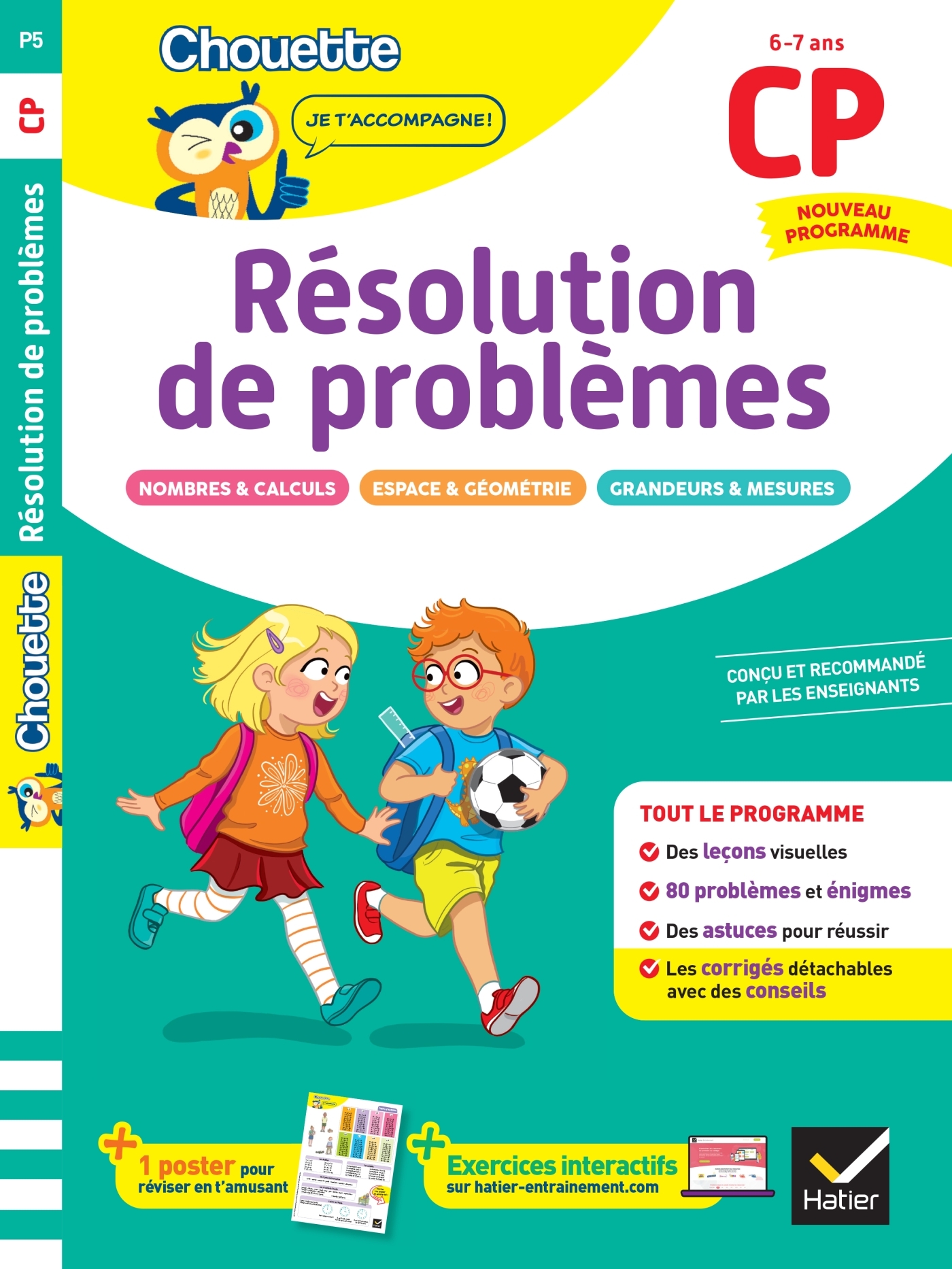 Résolution de problèmes CP  - Cahier de soutien nouveau programme - Géraldine Collette - HATIER