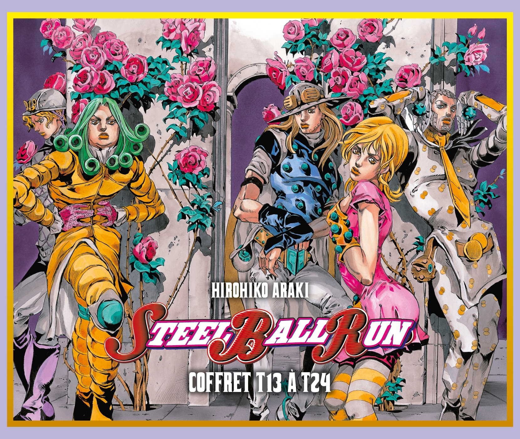 Jojo's - Steel Ball Run - Coffret T13 à T24 - Hirohiko Araki - DELCOURT