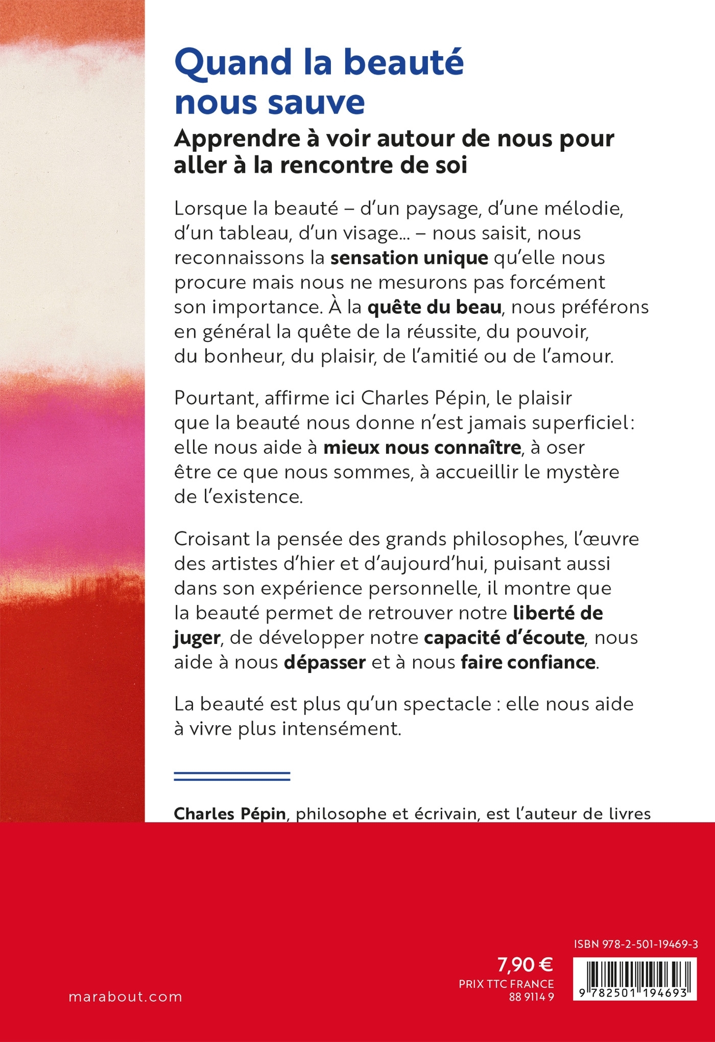 Quand la beauté nous sauve - Charles Pépin - MARABOUT