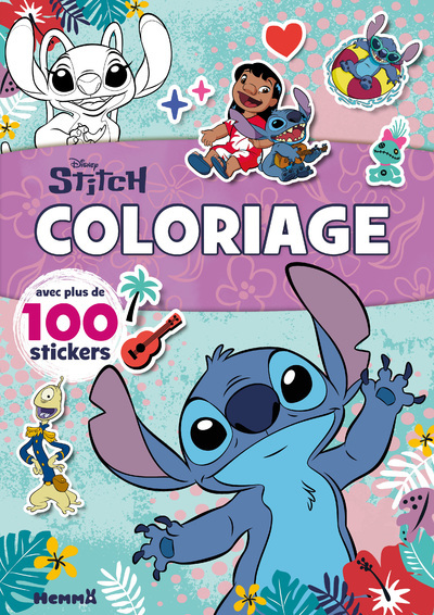 Disney Stitch - Coloriage avec plus de 100 stickers -  Collectif - HEMMA