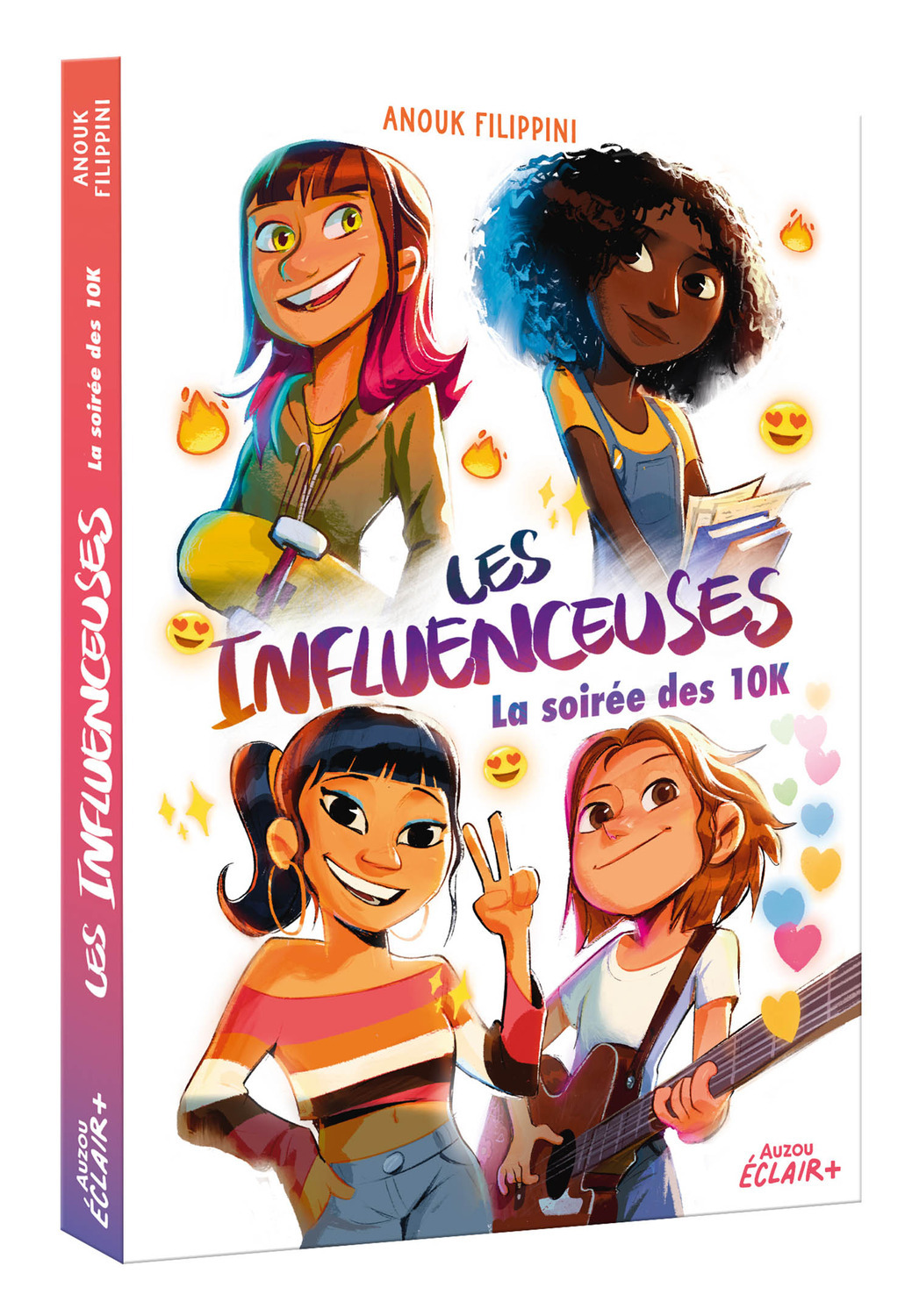 Les influenceuses - Tome 01 La soirée des 10K - Anouk FILIPPINI,  Losty, Lorena Calderon - AUZOU