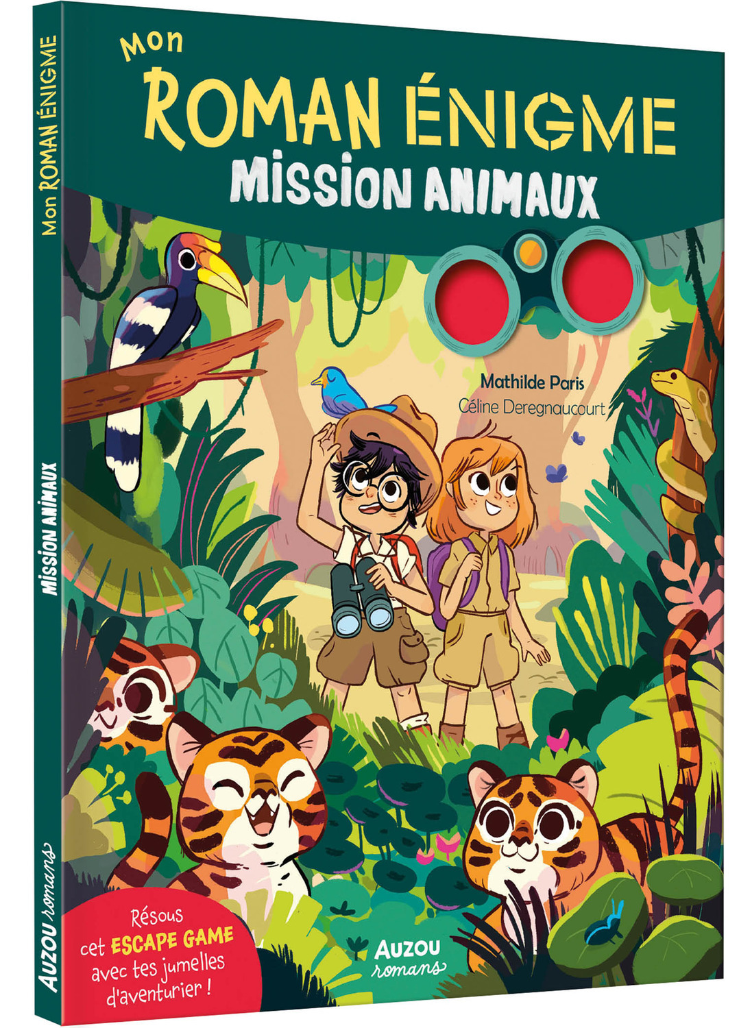 MON ROMAN ENIGME - MISSION ANIMAUX - Mathilde Paris, Céline Deregnaucourt, Céline Deregnaucourt - AUZOU