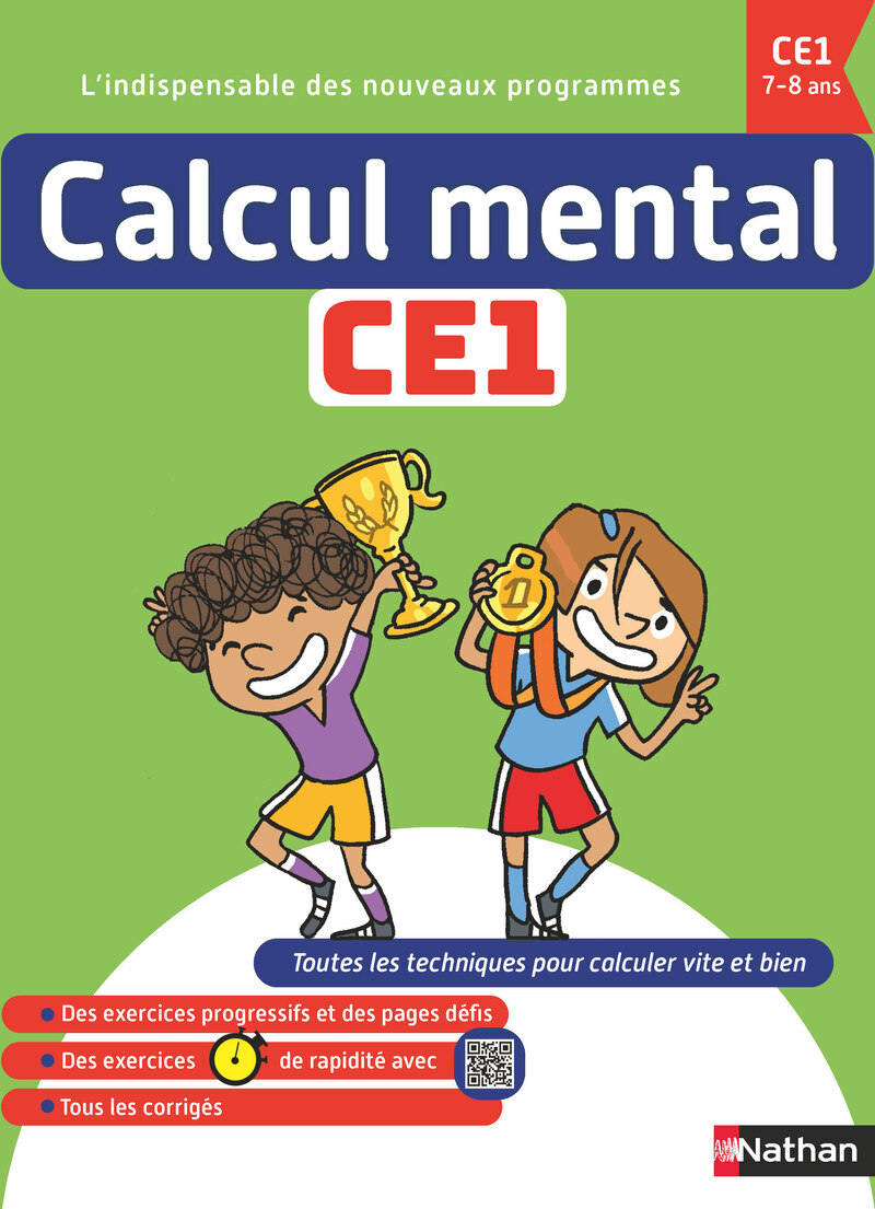 Calcul mental CE1 - 7-8 ans - Olivier Le Dantec, Christophe Bansart - NATHAN