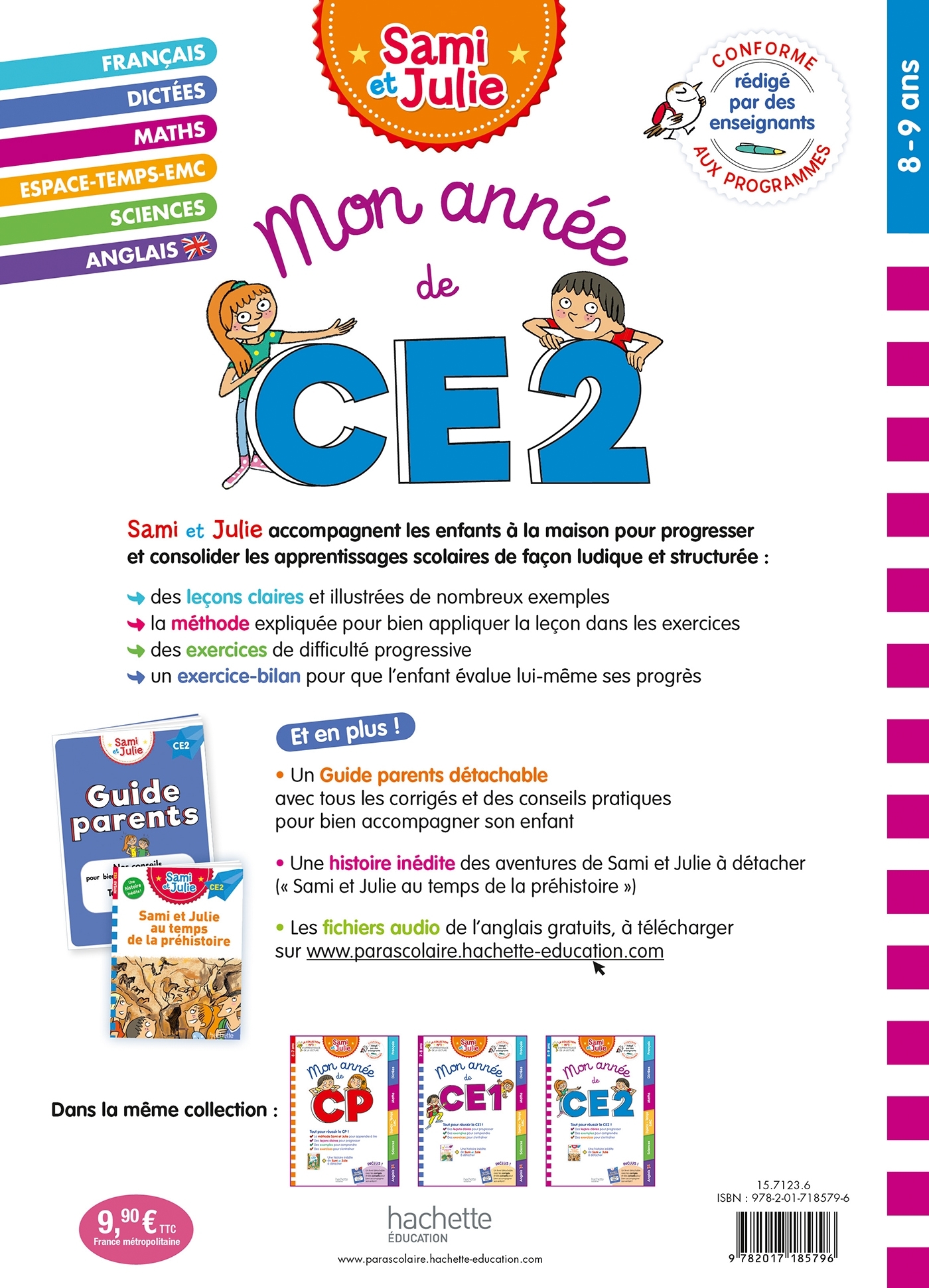 Mon année de CE2 avec Sami et Julie (toutes les matières) - Laure Voirin-Bremont, Pierre Brémont, Sophie de Mullenheim, Alain Boyer, Thérèse Bonté - HACHETTE EDUC