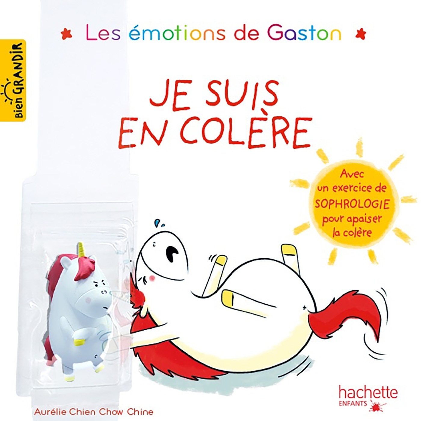 Gaston - Je suis en colère avec figurine - Aurélie Chien Chow Chine - HACHETTE ENFANT