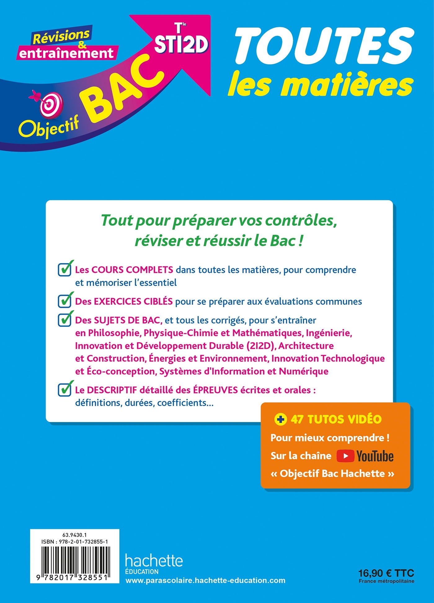 Objectif BAC 2026 - Terminale STI2D Toutes les matières - Fethi Benguella, Denise Blanc, Bernard Blanc, Fabrice Frattini, Oscar Torres Vera, Alain Prost, Caroline Garnier, Bruno Cirefice, Moez Masmoudi, Sahed Yahi, Luc Nadalon, Luc Réjaud, Marie-Pierre Re