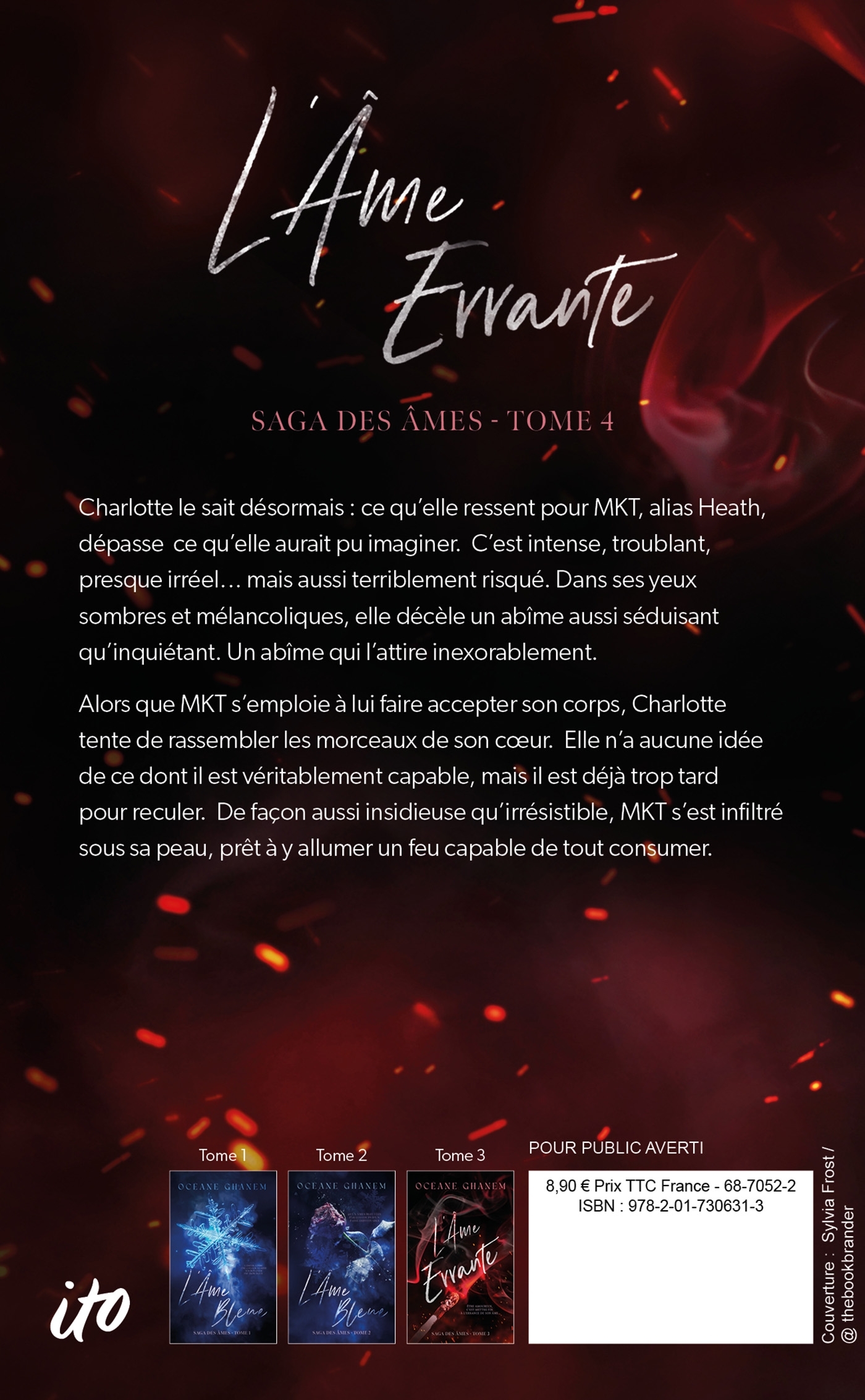 L'Âme errante - Saga des Âmes Tome 4 - Océane Ghanem - HACHETTE HLAB