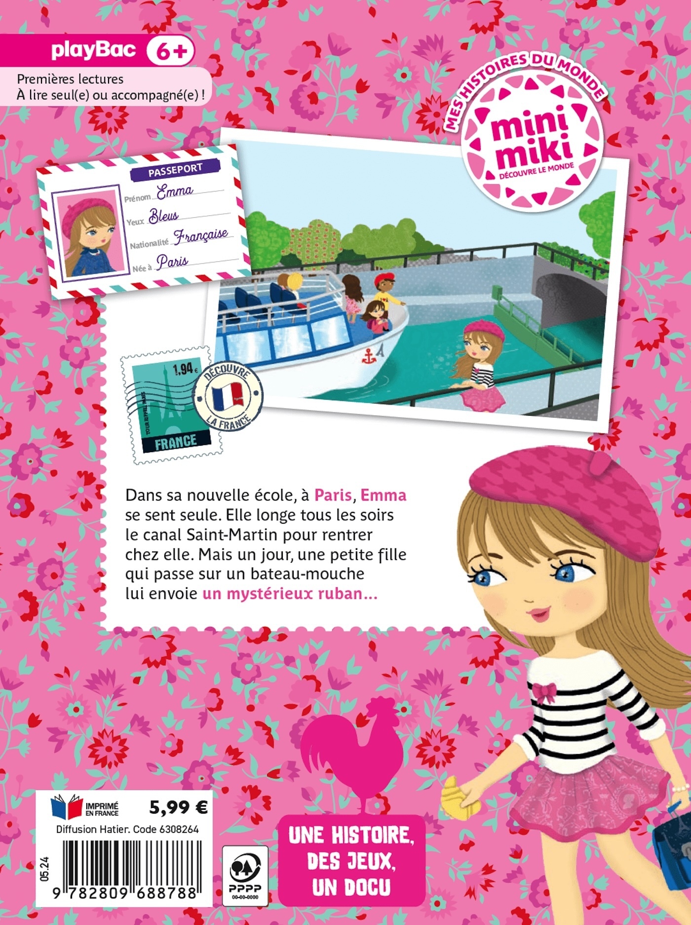 Minimiki - Emma et le mystérieux ruban nouvelle édition -  Nadja, Julie CAMEL - PLAY BAC