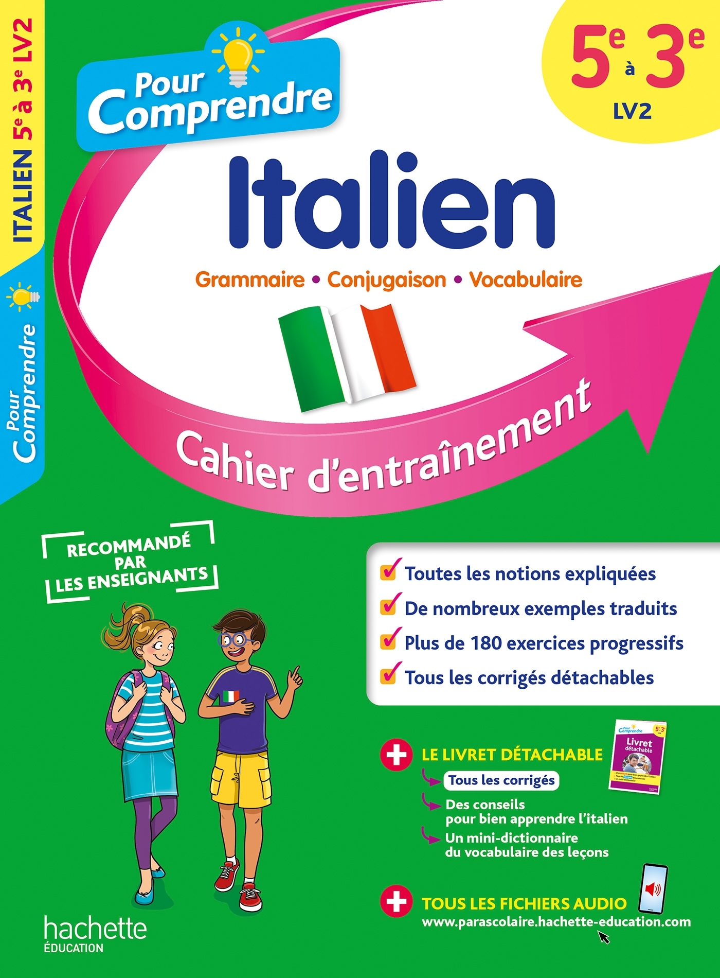 Pour comprendre Italien 5e-4e-3e LV2 - Gabrielle Kerleroux - HACHETTE EDUC