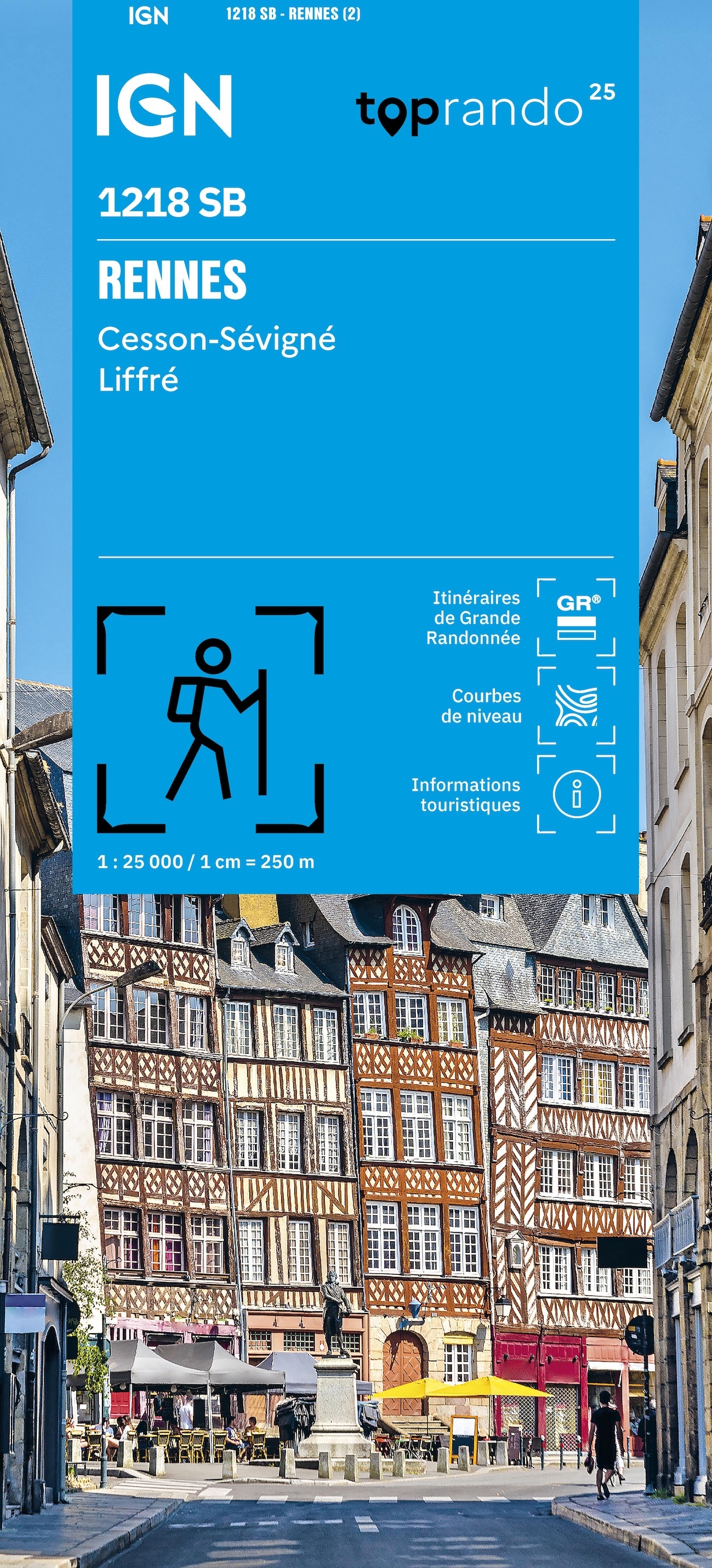 1218SB - RENNES - CESSON-SEVIGNÉ LIFFRÉ -  Editions IGN - IGN