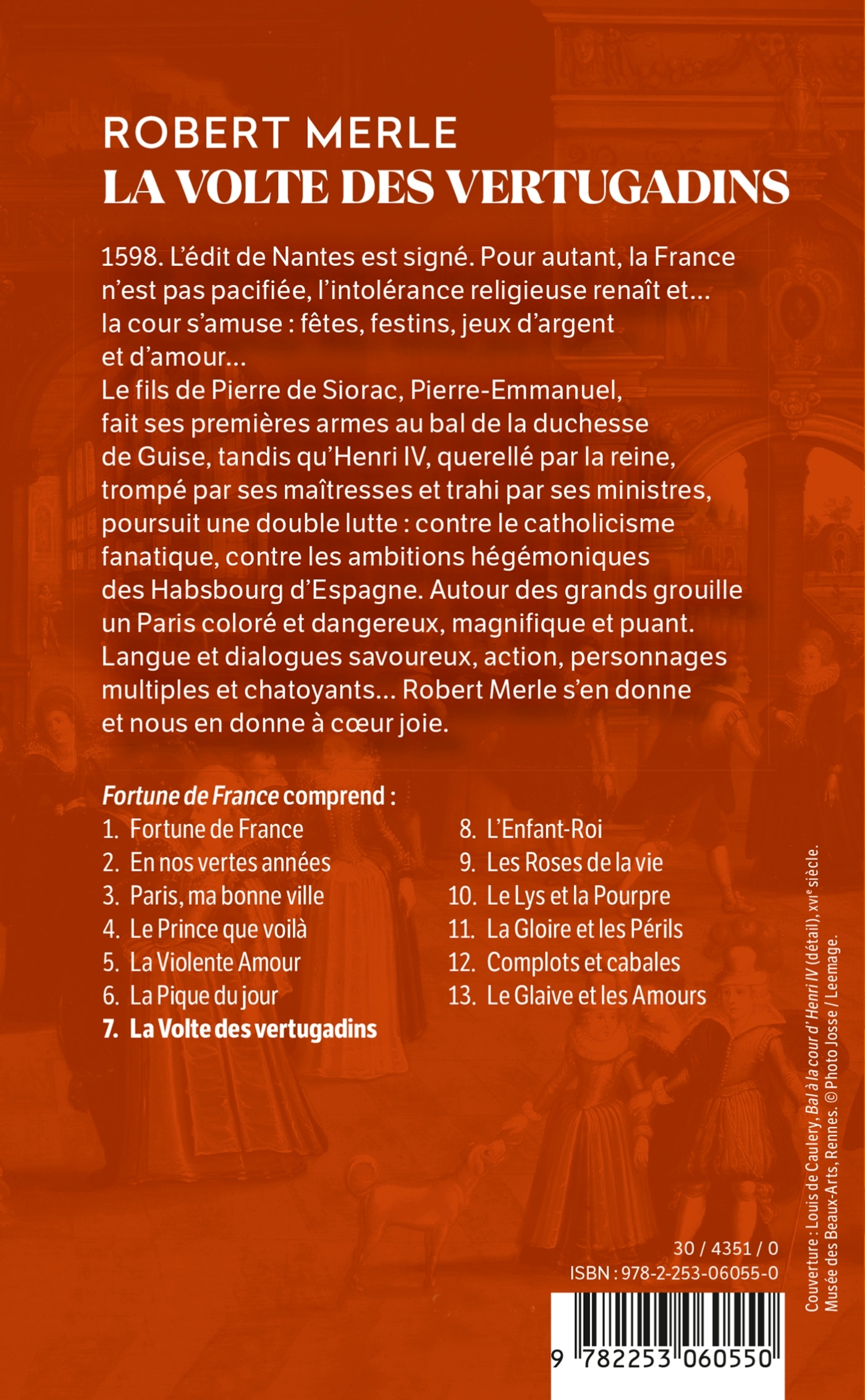 La Volte des vertugadins (Fortune de France, Tome 7) - Robert Merle - LGF